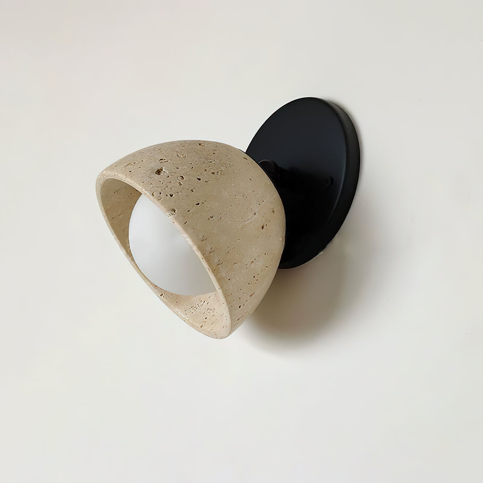 Lia Applique Murale Minimaliste en Travertin - Neutralighting