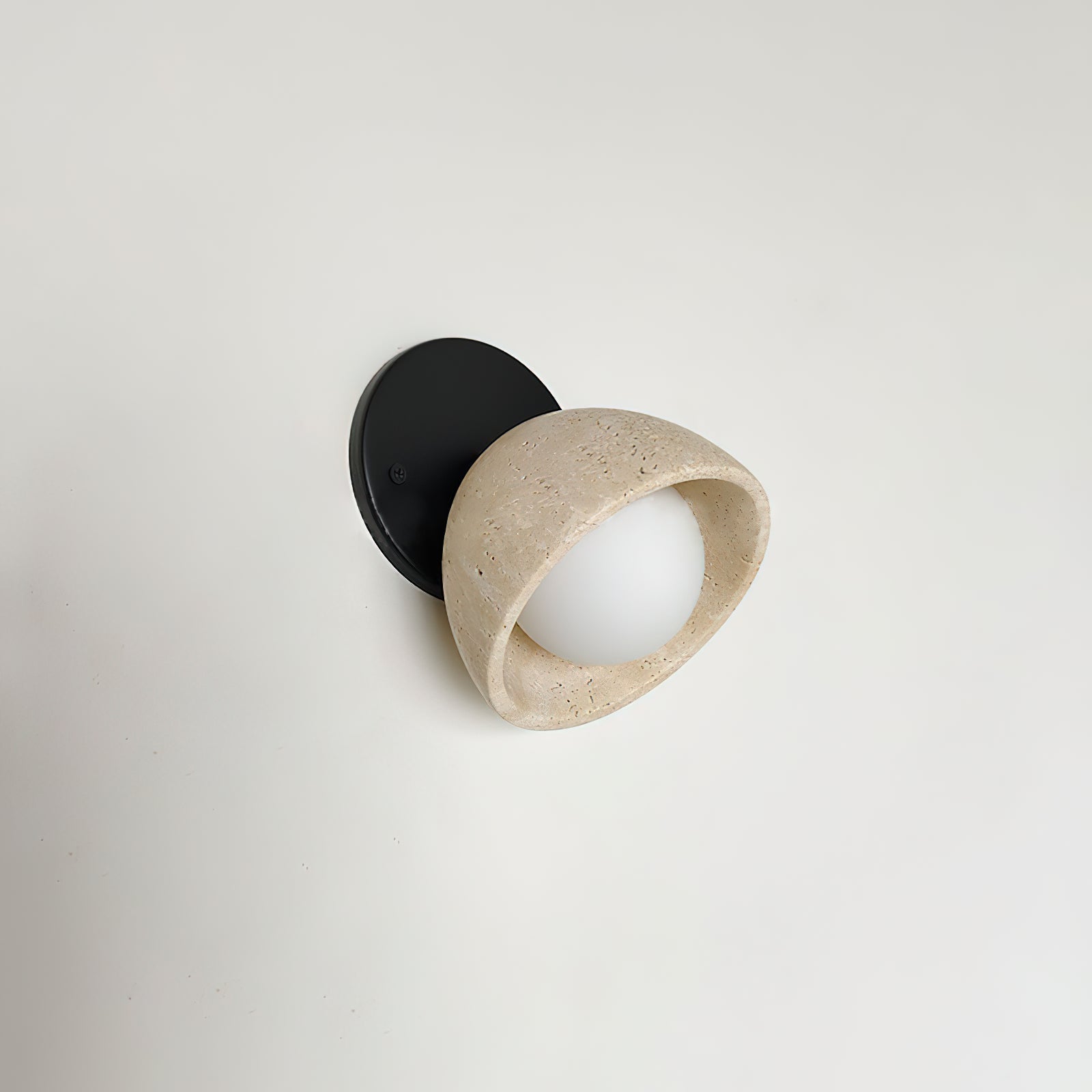 Lia Applique Murale Minimaliste en Travertin - Neutralighting