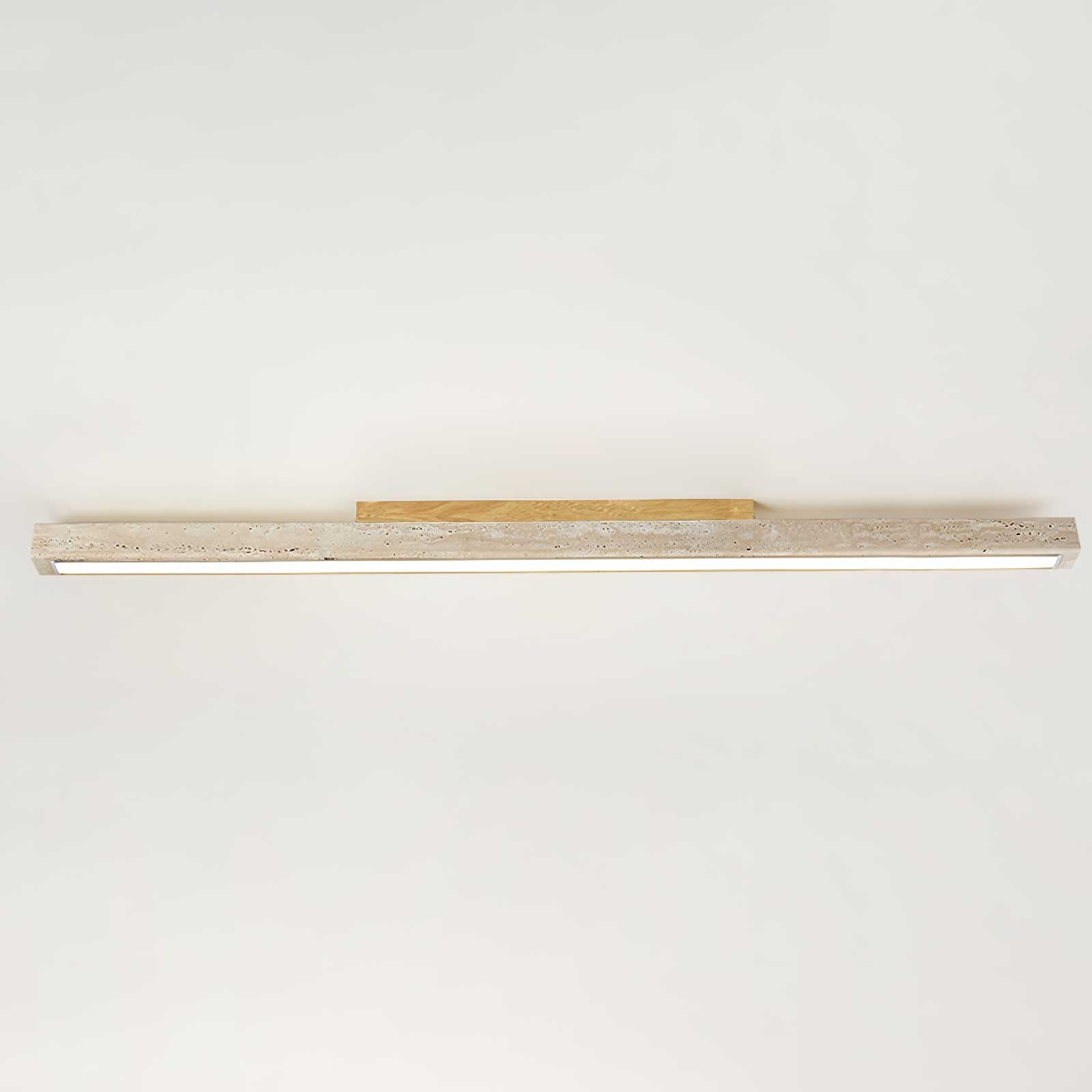 Orvenarae Lumière Linéaire en Travertin Minimaliste - Neutralighting
