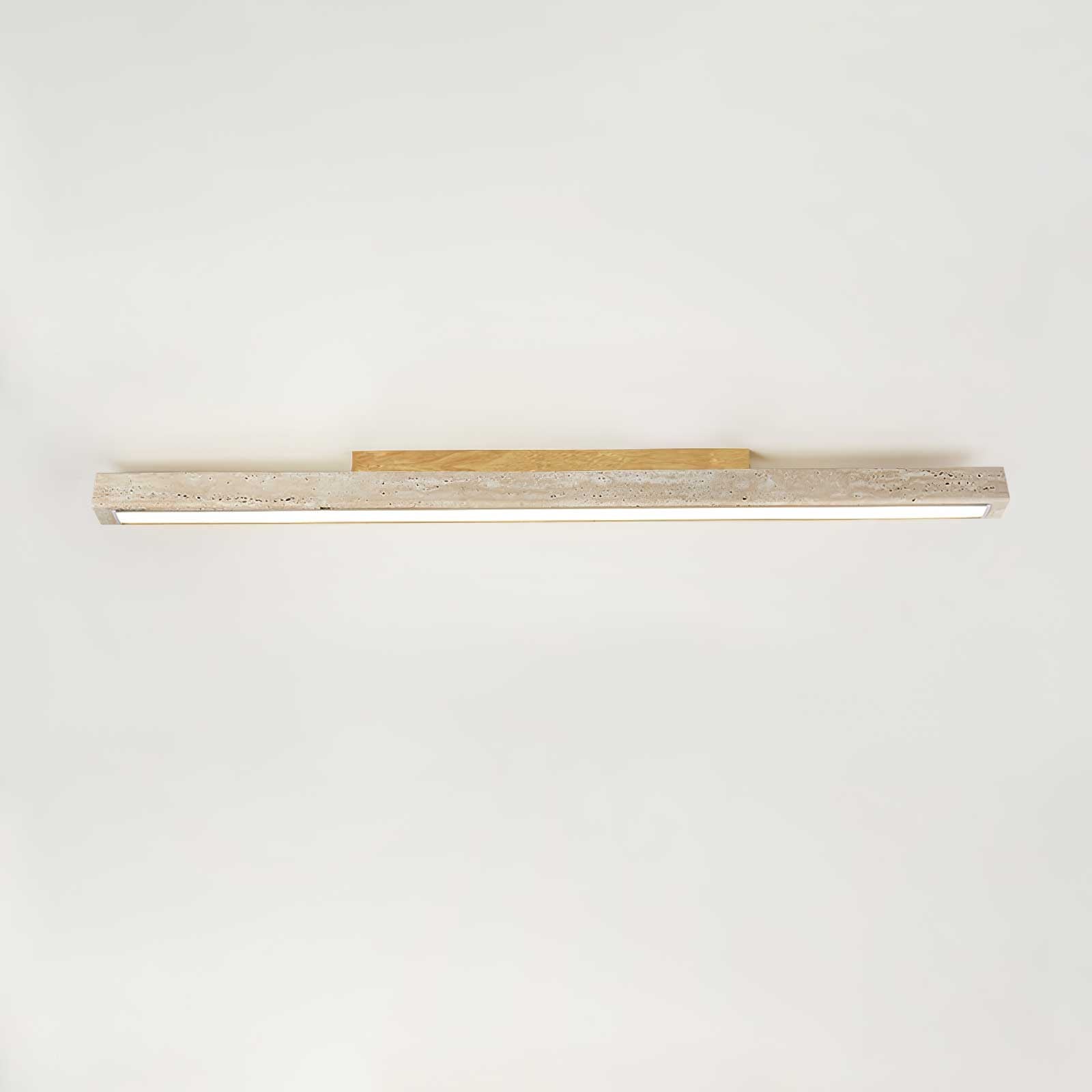 Orvenarae Lumière Linéaire en Travertin Minimaliste - Neutralighting