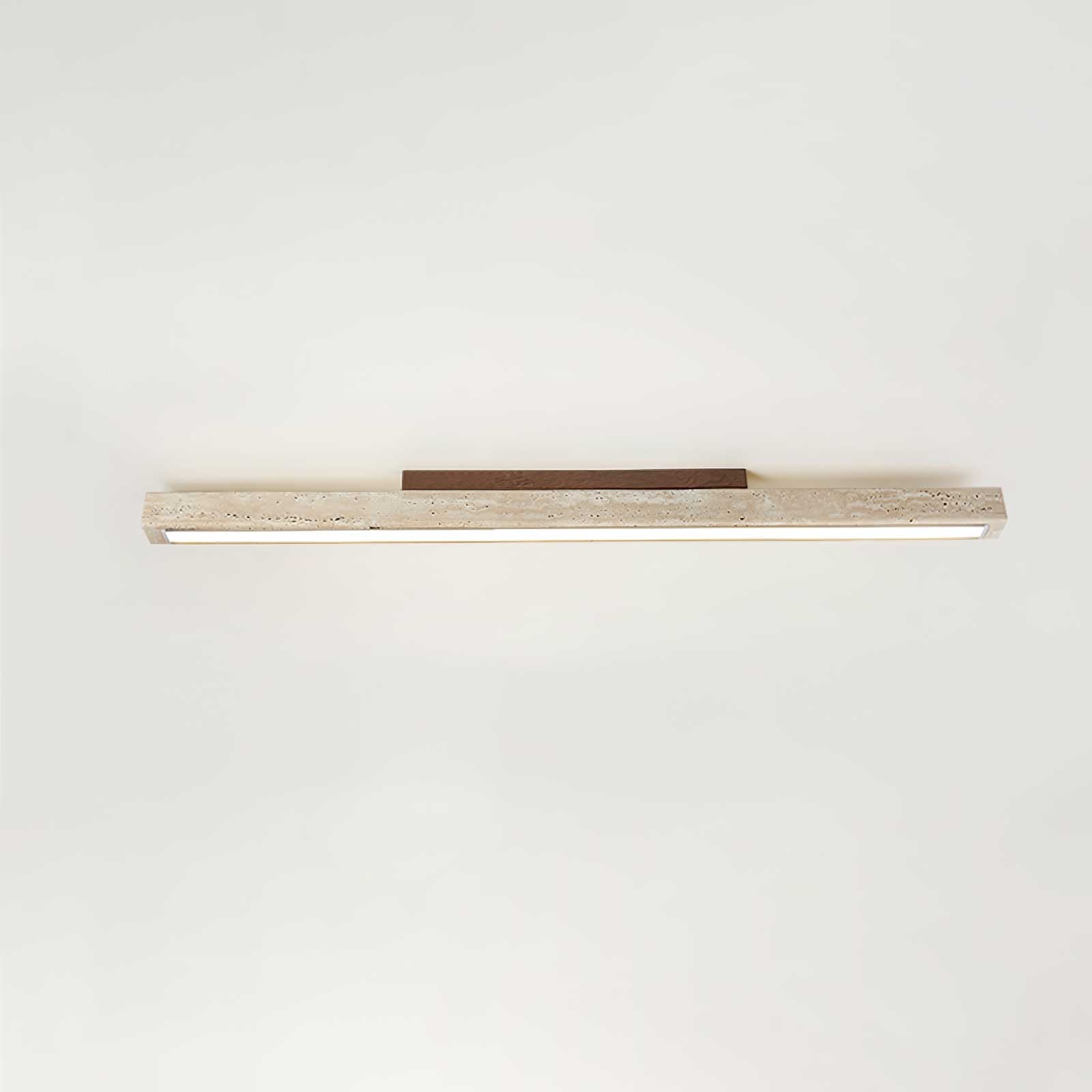 Orvenarae Lumière Linéaire en Travertin Minimaliste - Neutralighting