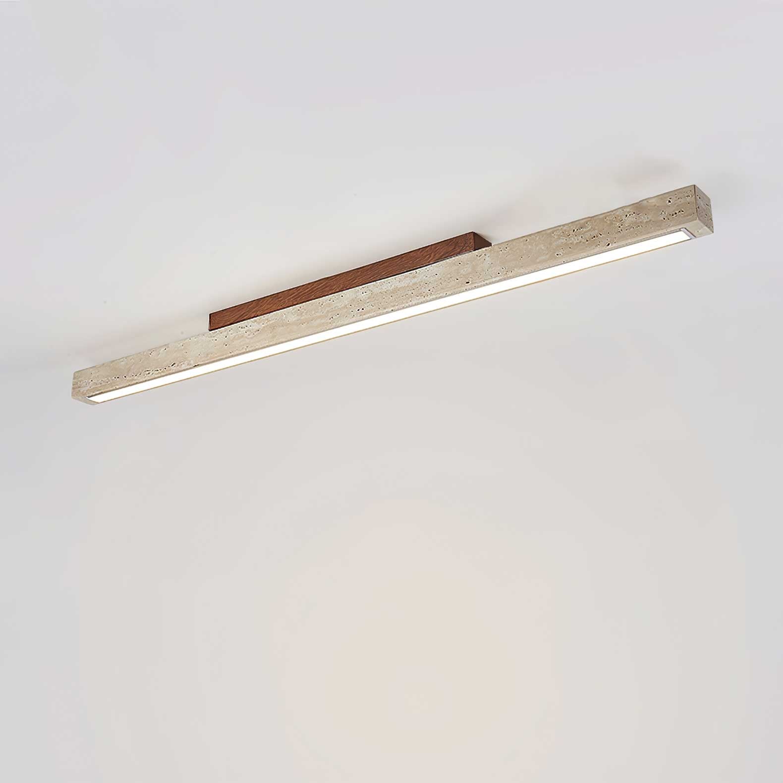 Orvenarae Lumière Linéaire en Travertin Minimaliste - Neutralighting