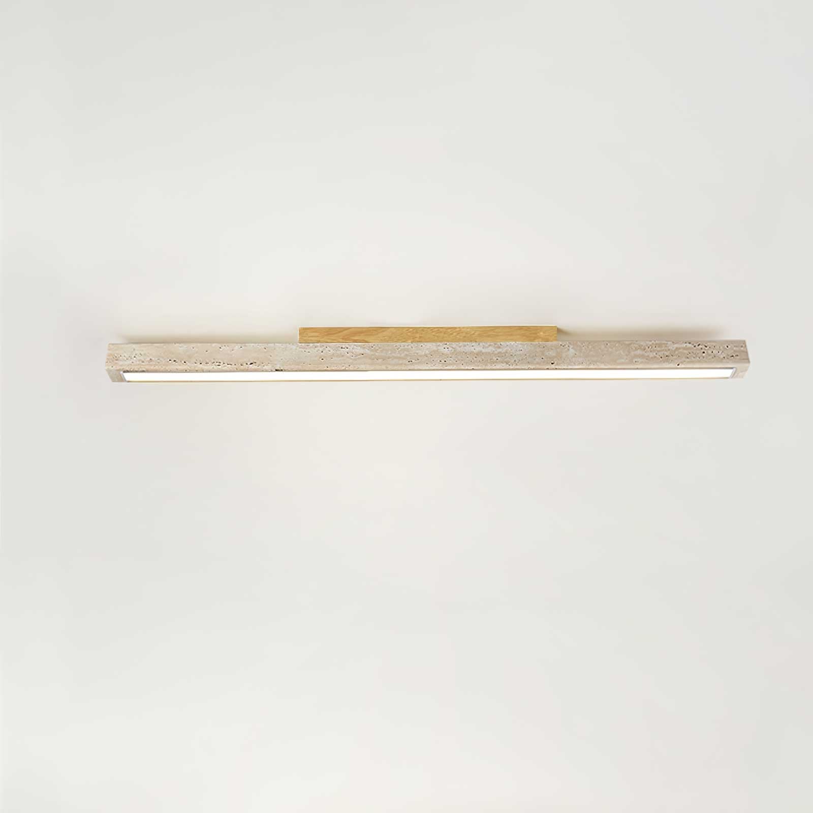 Orvenarae Lumière Linéaire en Travertin Minimaliste - Neutralighting