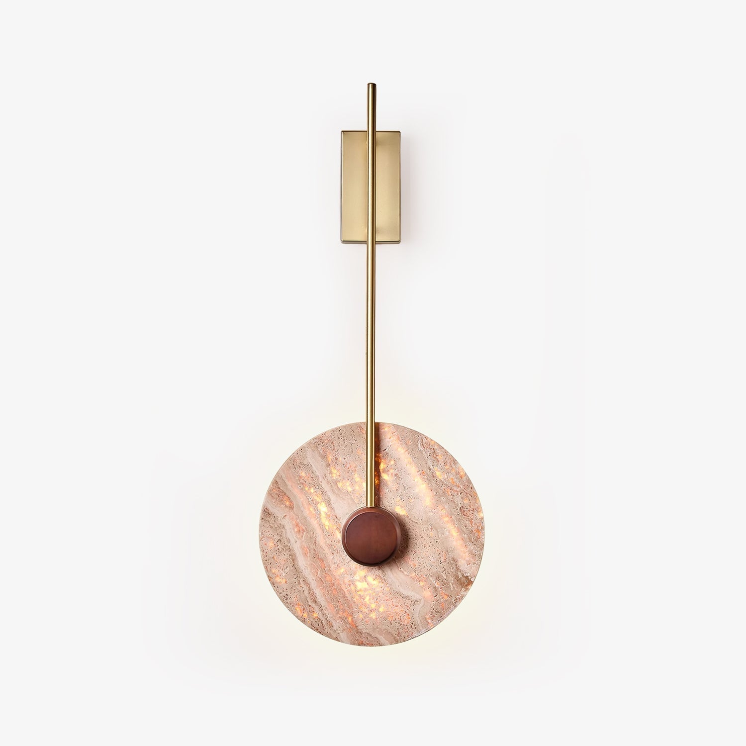 Visolia Applique Murale Minimaliste en Travertin - Neutralighting