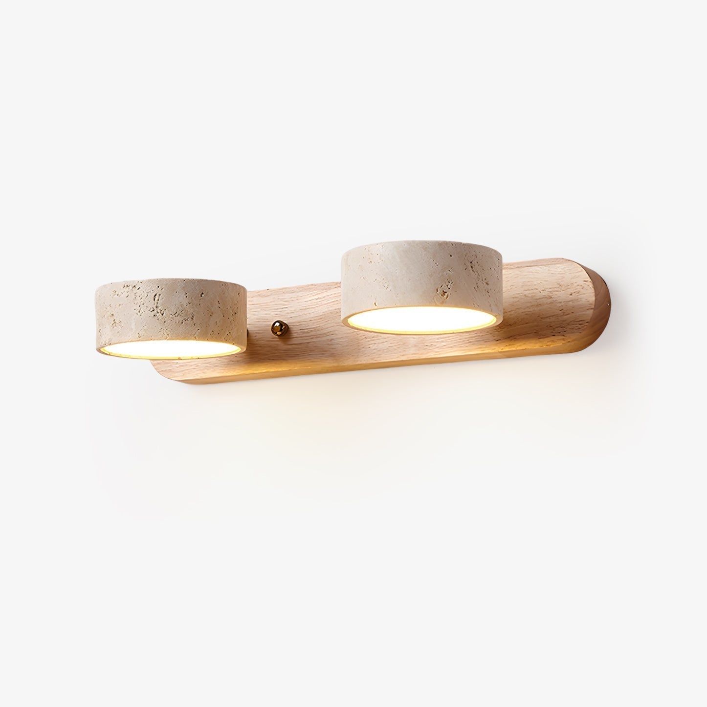 Voloreth Applique Murale Minimaliste en Travertin - Neutralighting