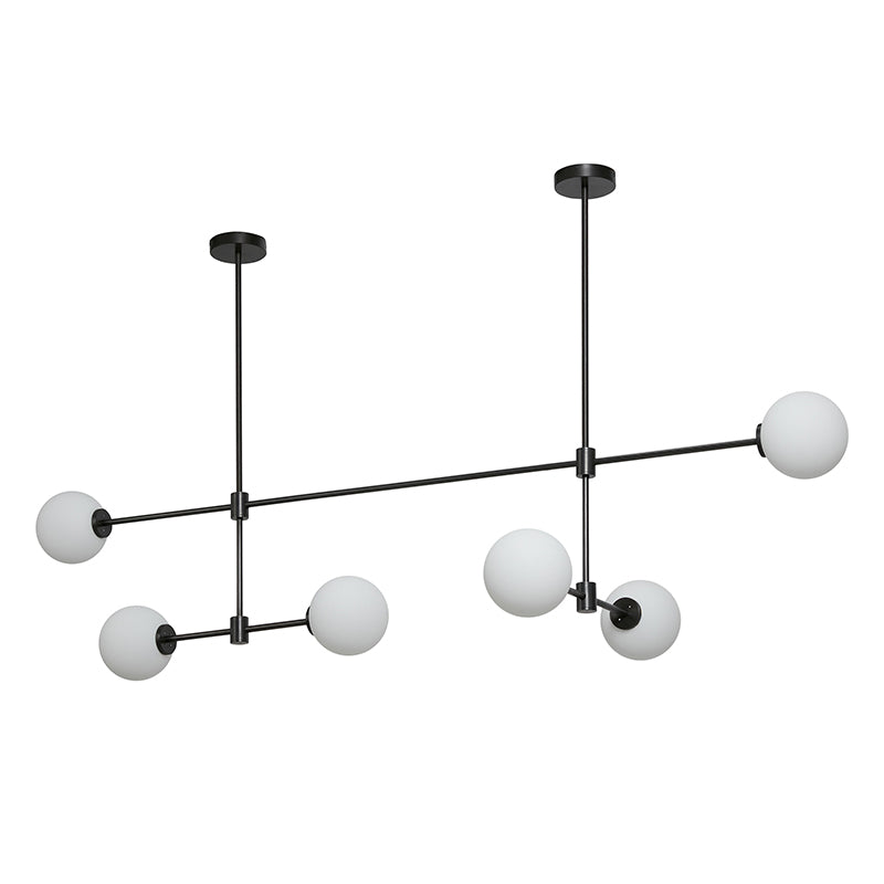 Uvinus Modern Minimalist Multi Glass Chandelier - Lamp Copper