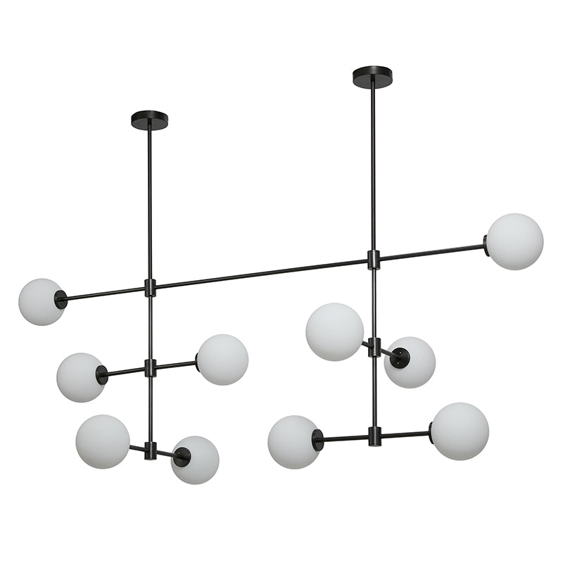 Uvinus Modern Minimalist Multi Glass Chandelier - Lamp Copper