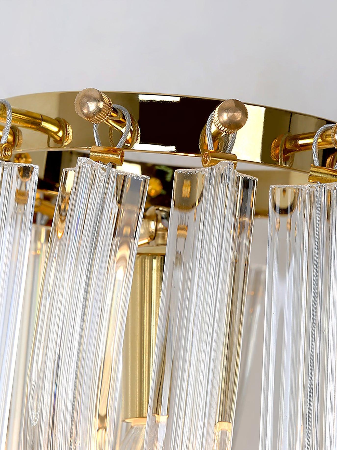 Aurora Wall Lamp Trevi Murano Glass Gold Modern Luxury - Letslighting