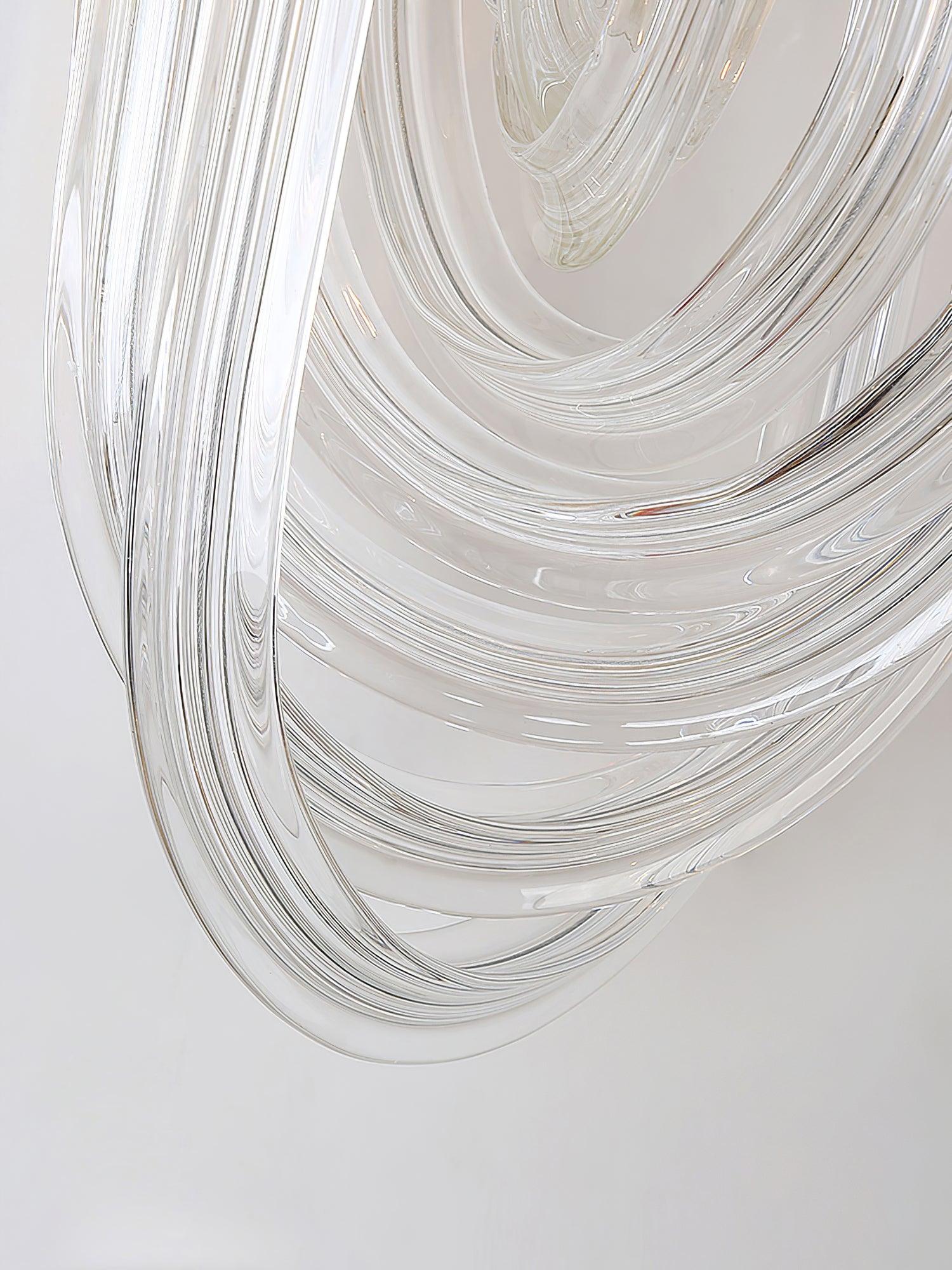 Aurora Wall Lamp Trevi Murano Glass Gold Modern Luxury - Letslighting