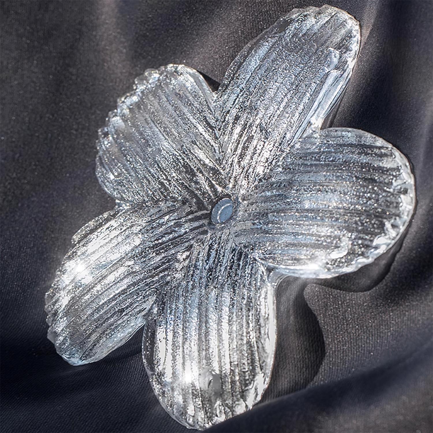 Cavine Lustre en verre rose en forme de fleur - Neutralighting