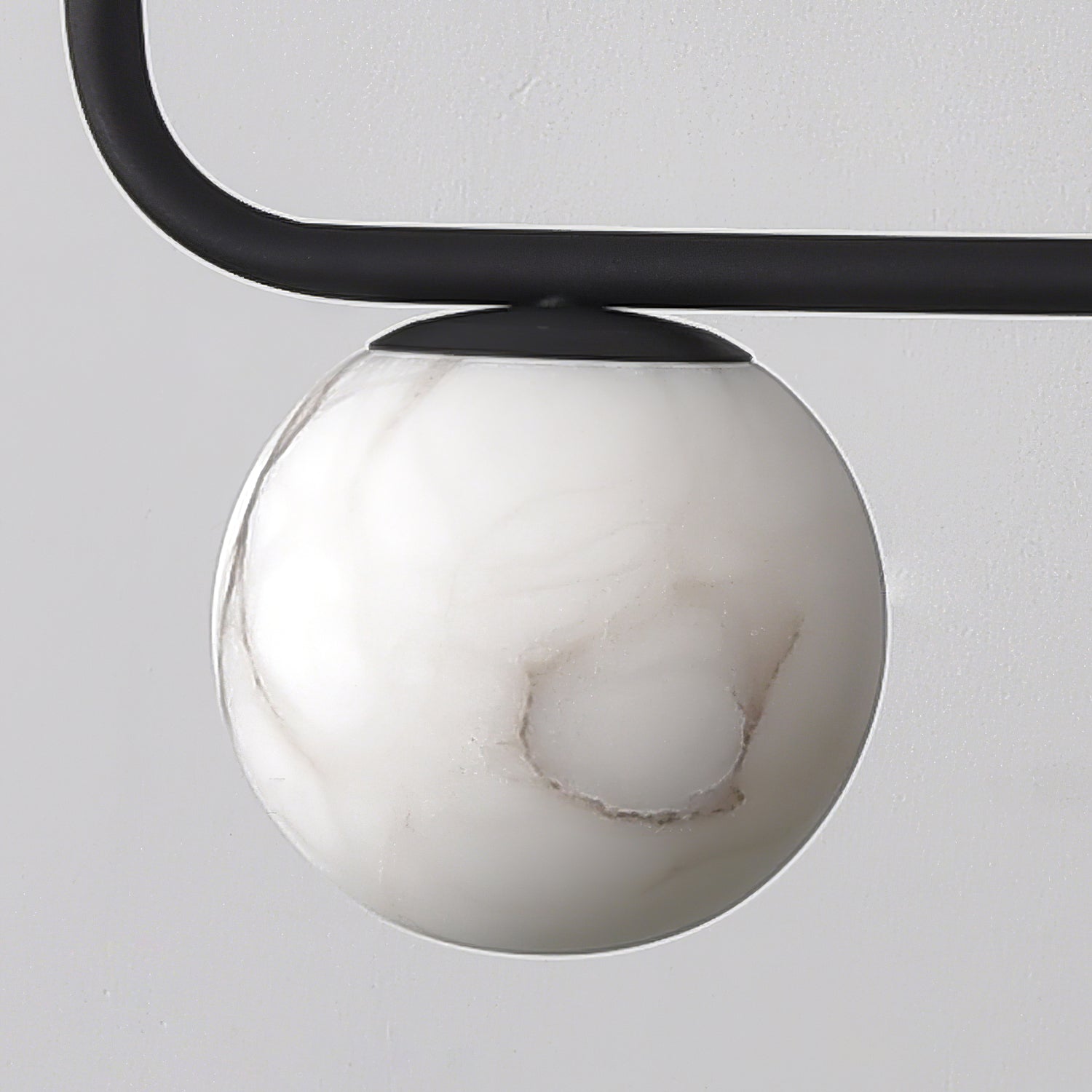 Eloryra Modern Minimalist Suspension Alabaster Pendant Lamp - Lamp Copper