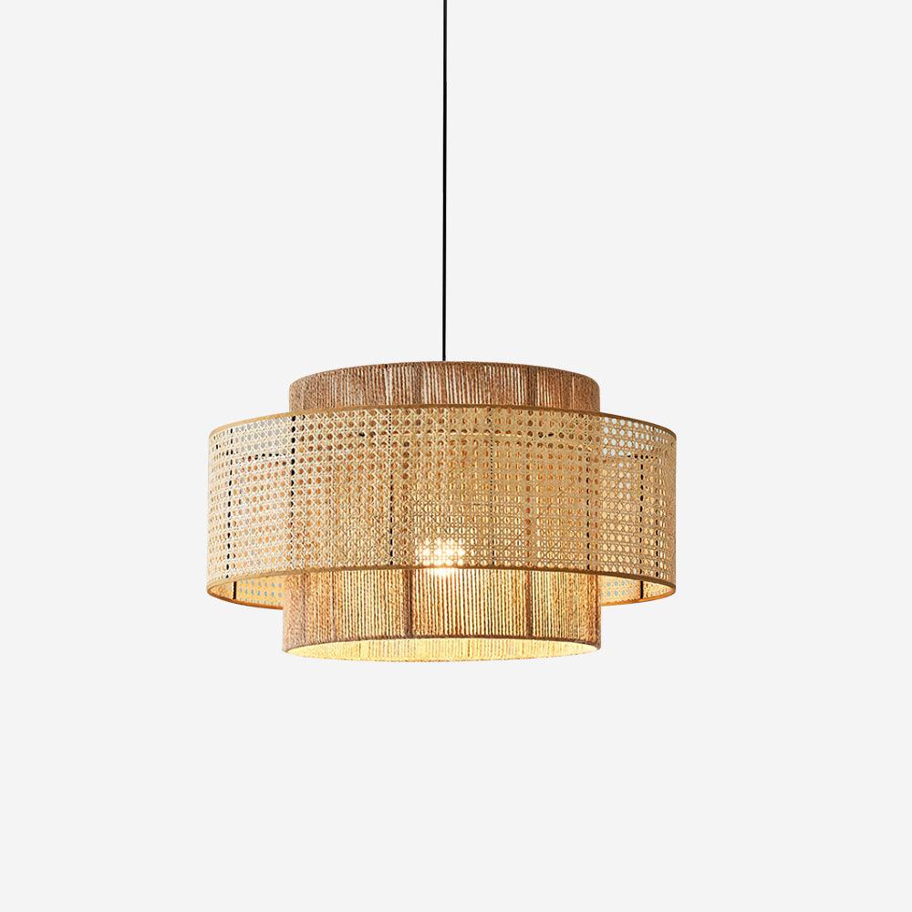 Triela Suspension Stratifié Rotin - Neutralighting