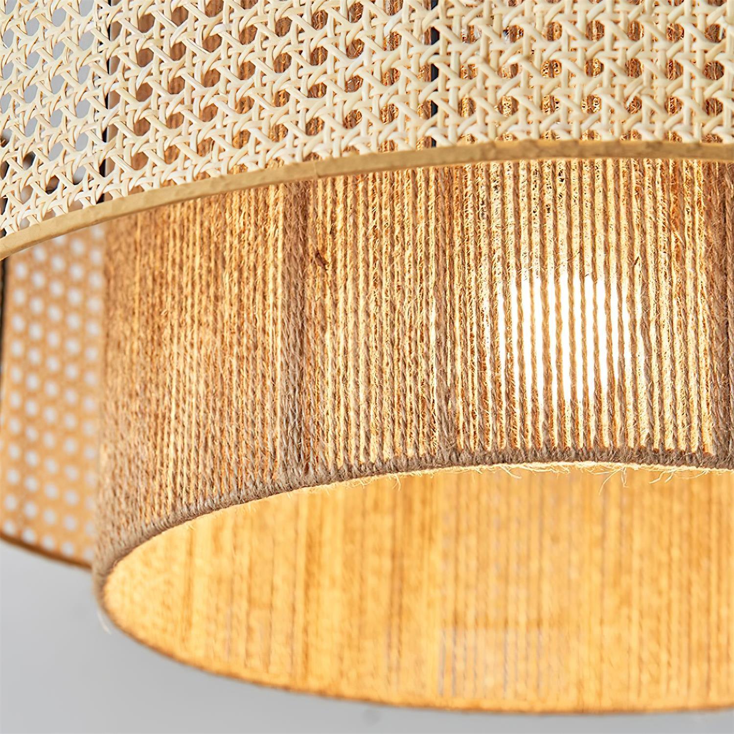 Triela Suspension Stratifié Rotin - Neutralighting
