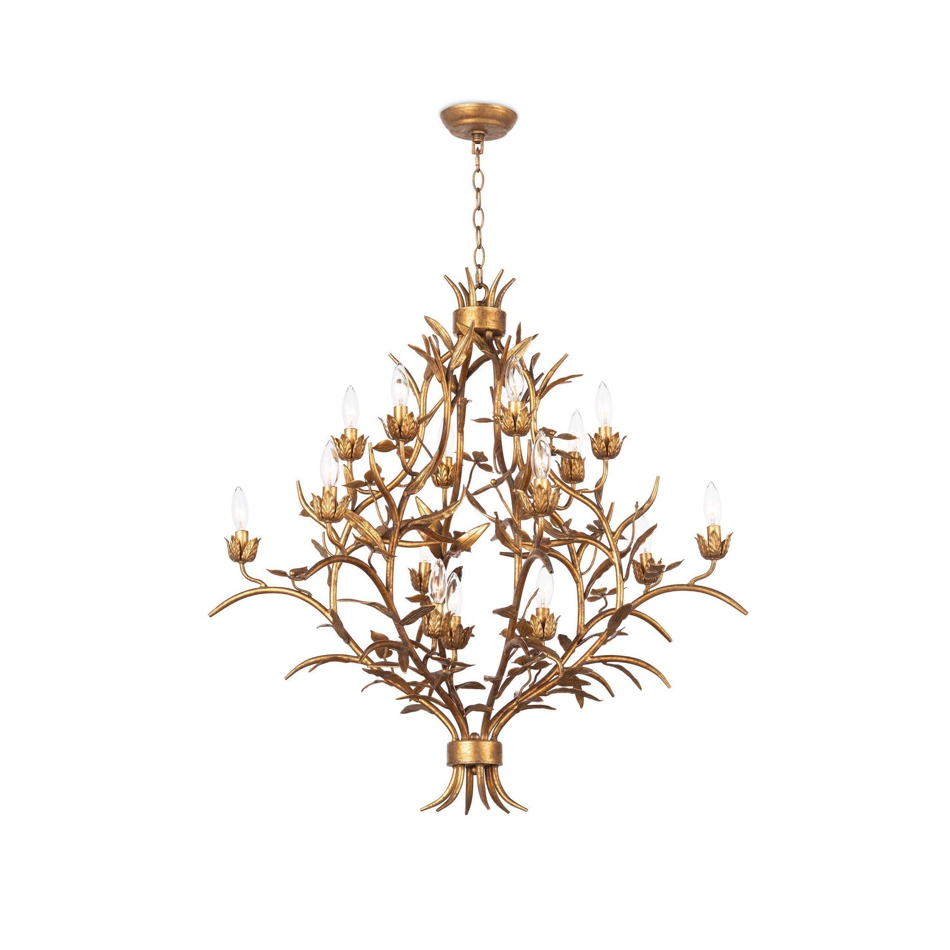 Lydoraris Postmodern Luxury Art Metal Chandelier - Lamp Copper