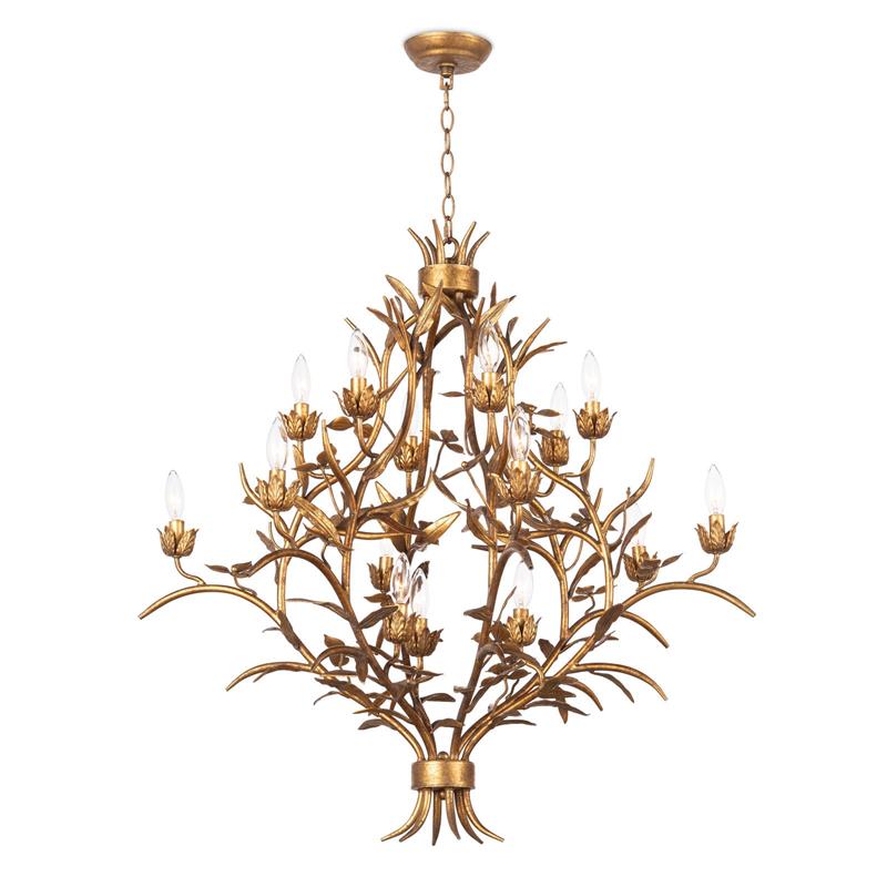 Lydoraris Postmodern Luxury Art Metal Chandelier - Lamp Copper