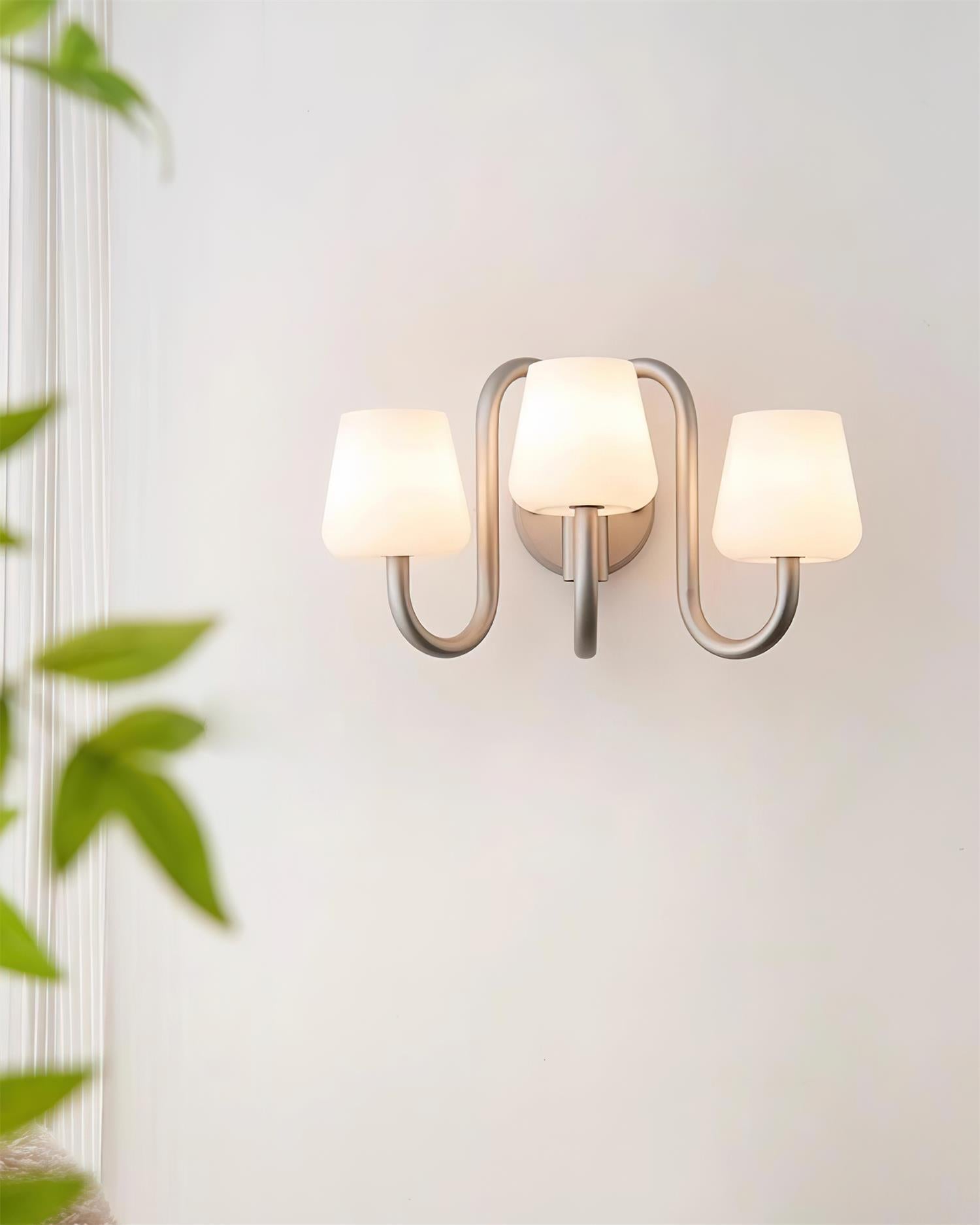 Trilo Applique Murale Courbes Satinées Sculpturales - Neutralighting