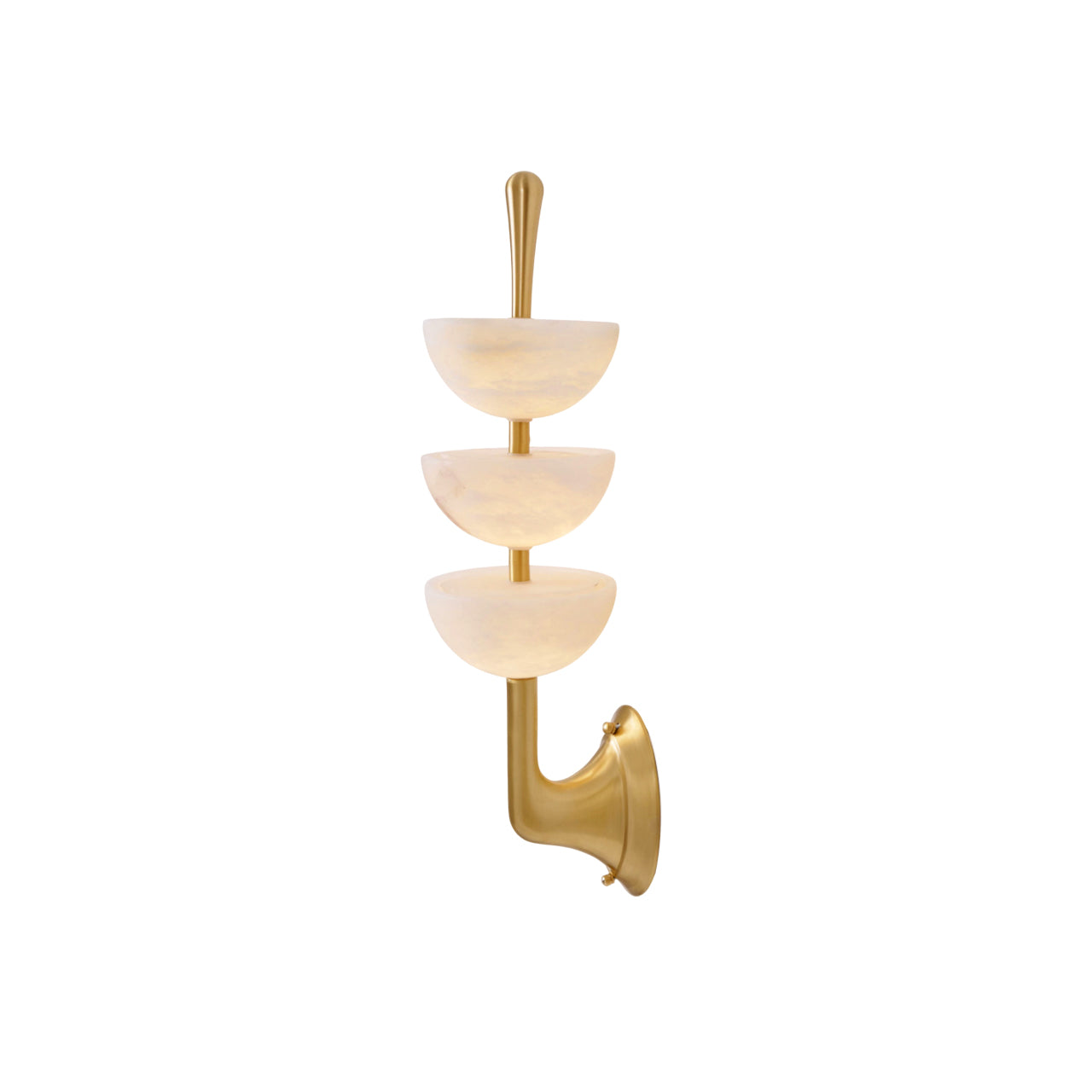 Vitheiel Modern Minimalist Art Alabaster Wall Lamp - Lamp Copper