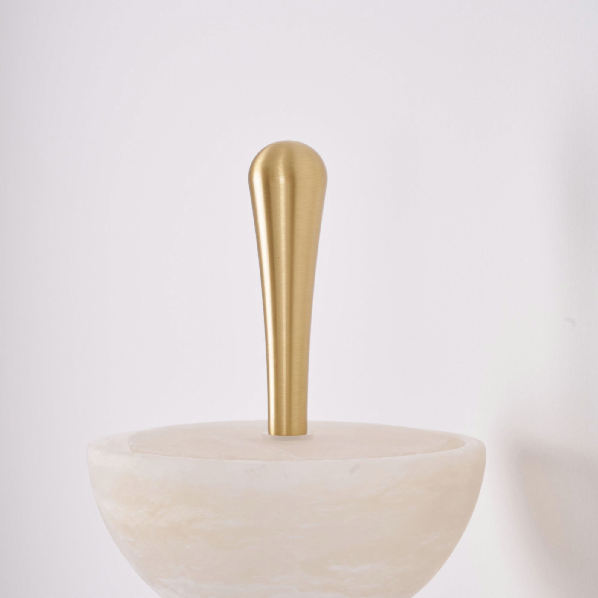 Vitheiel Modern Minimalist Art Alabaster Wall Lamp - Lamp Copper