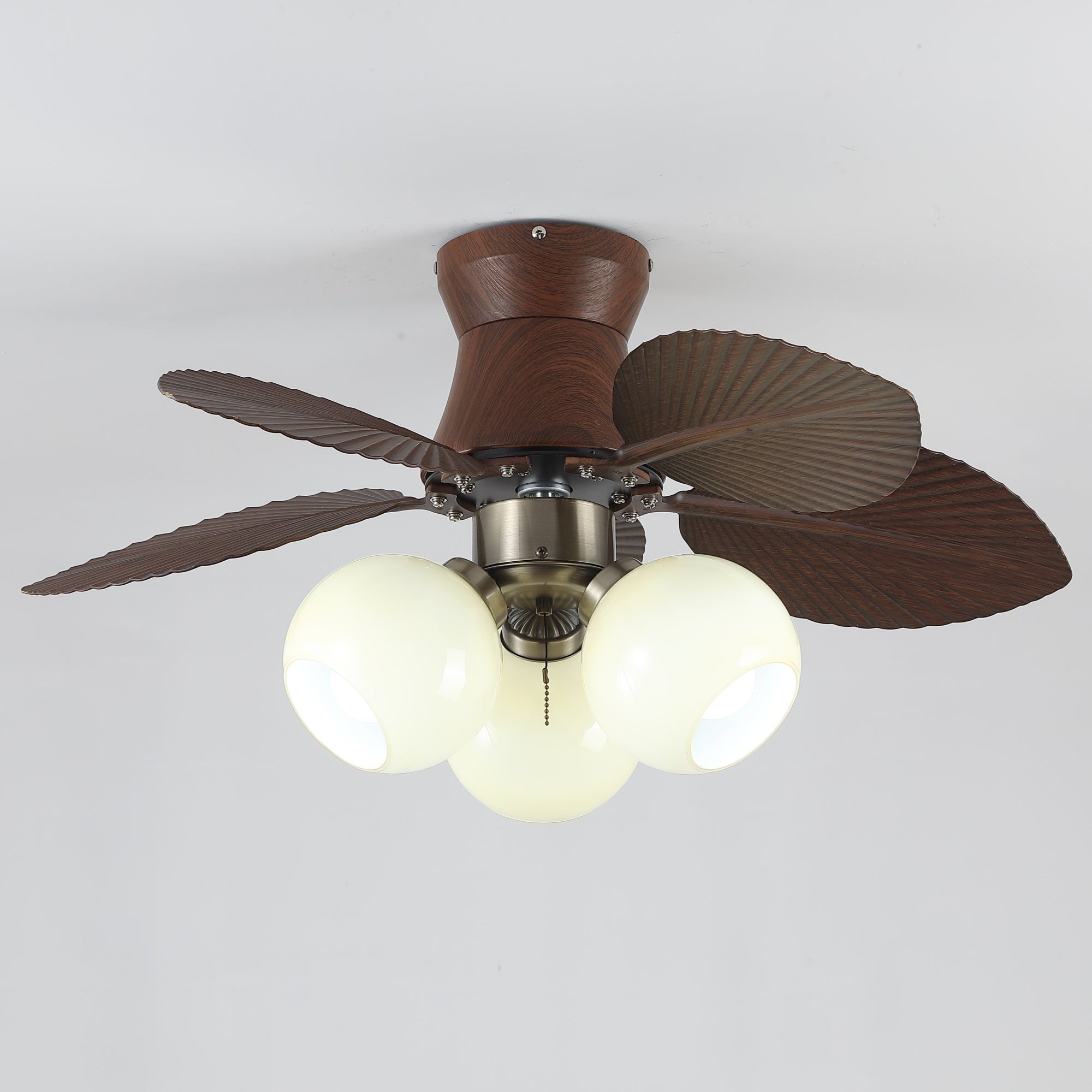 Plafonnier ventilateur Walden Chêne dans un environnement intérieur