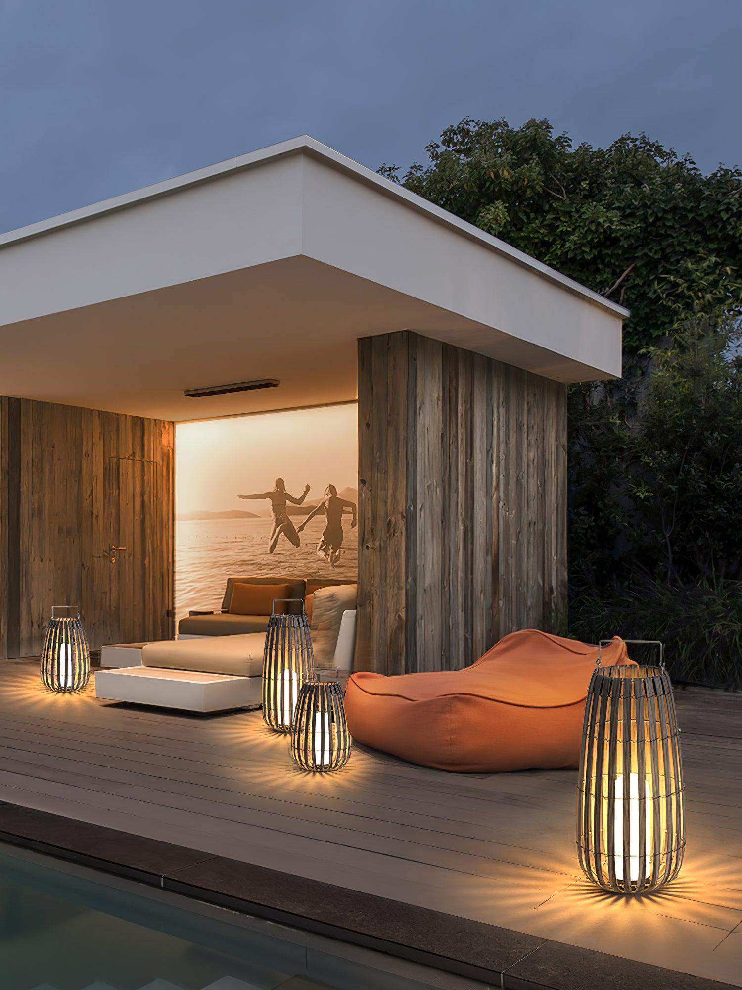 Veshael Lampe Extérieure Lanterne Tressée Tropic - Neutralighting