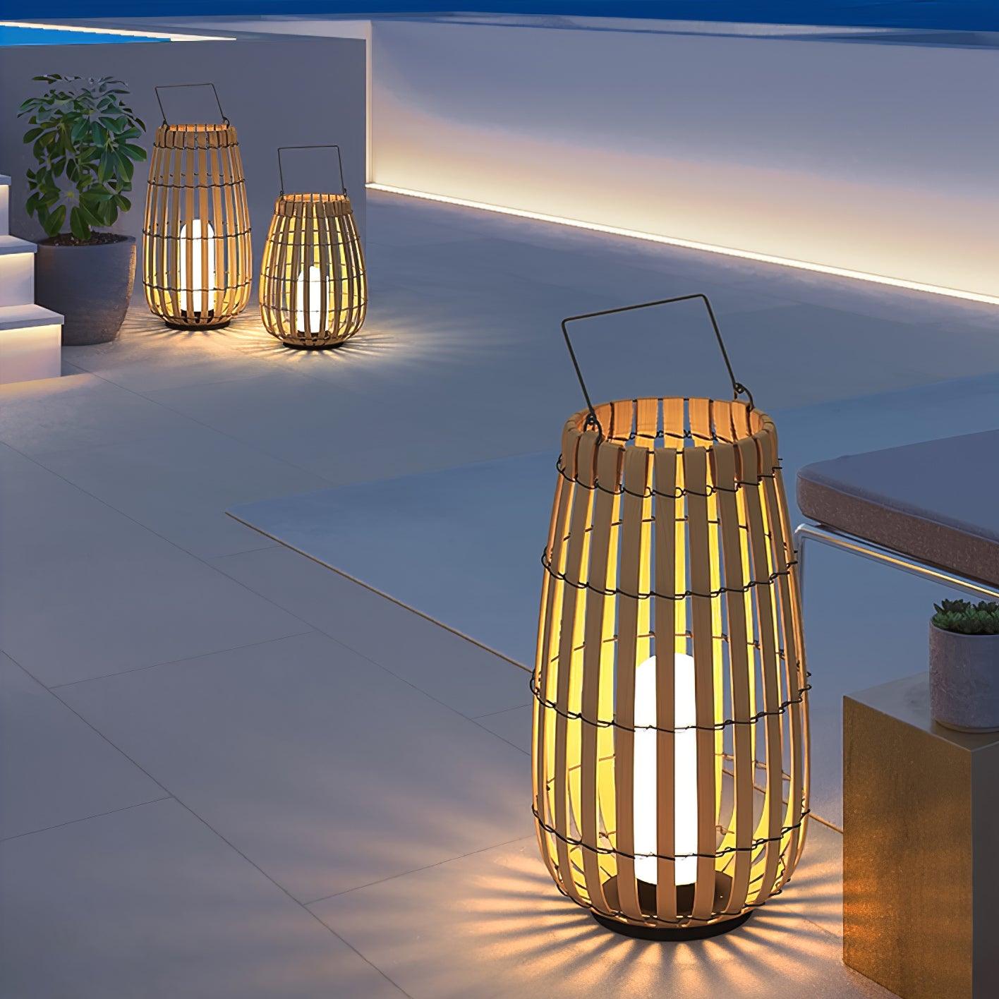 Veshael Lampe Extérieure Lanterne Tressée Tropic - Neutralighting