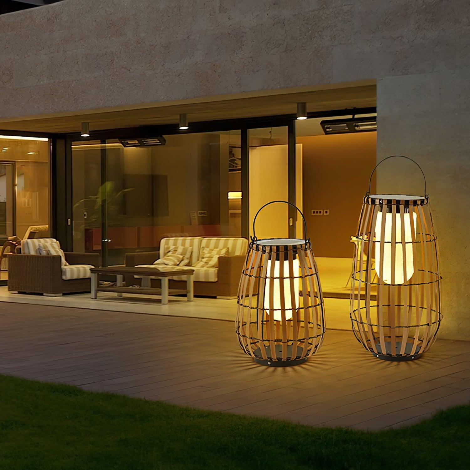 Veshael Lampe Extérieure Lanterne Tressée Tropic - Neutralighting