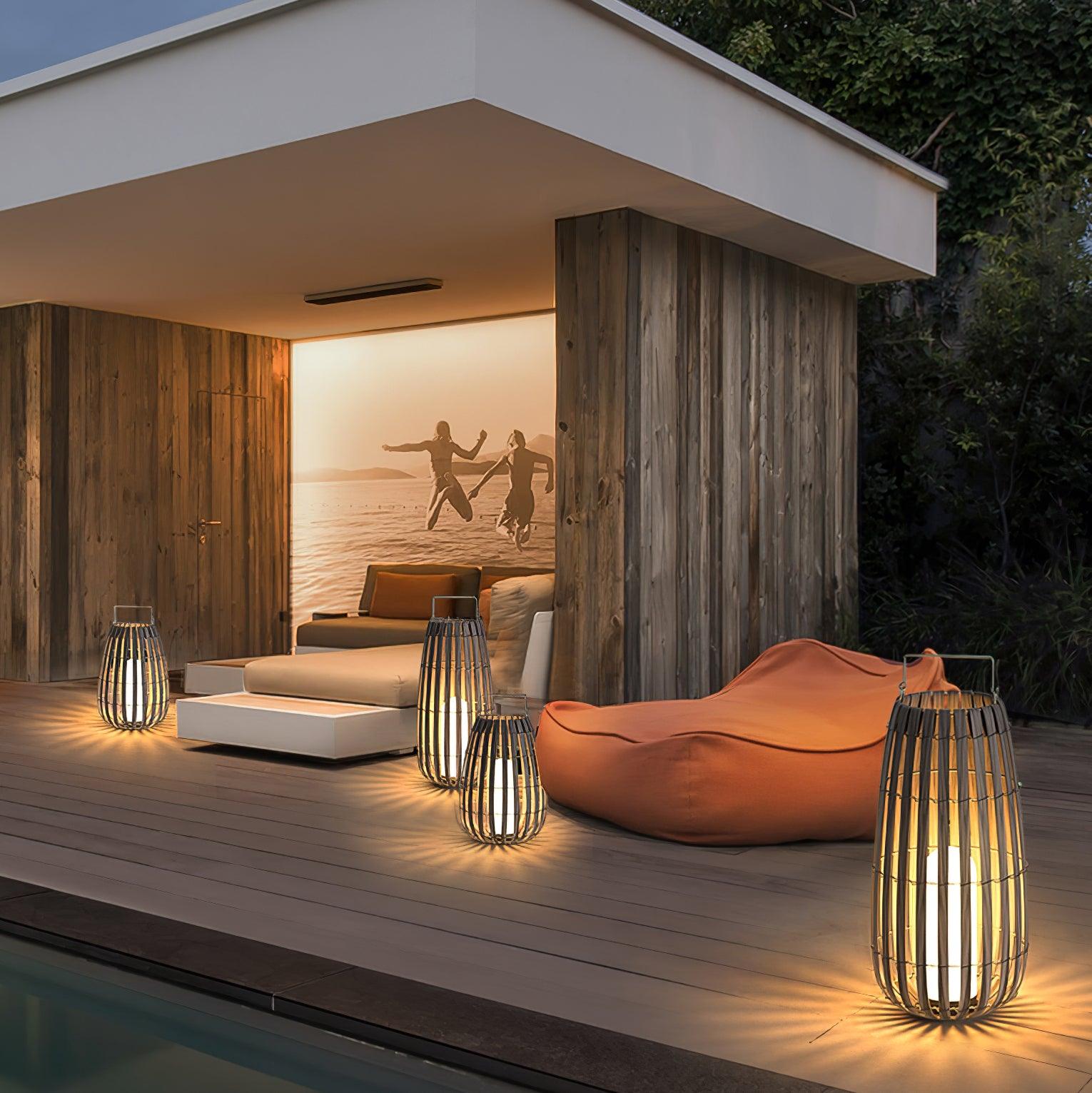 Veshael Lampe Extérieure Lanterne Tressée Tropic - Neutralighting