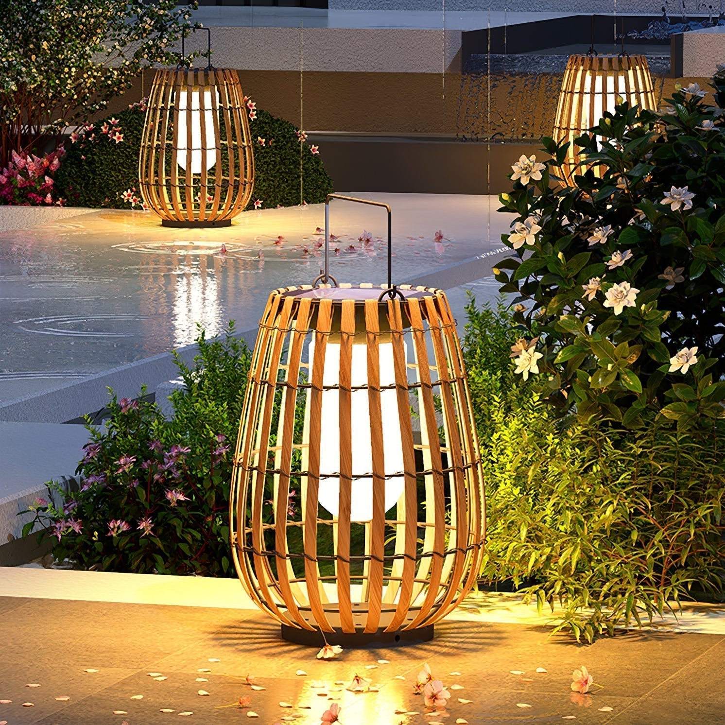 Veshael Lampe Extérieure Lanterne Tressée Tropic - Neutralighting