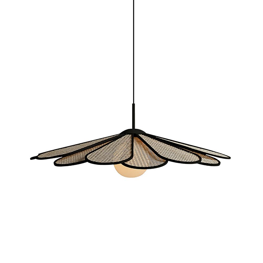 Luma Lampe Pendante Abat-jour Pétale Rattan - Neutralighting
