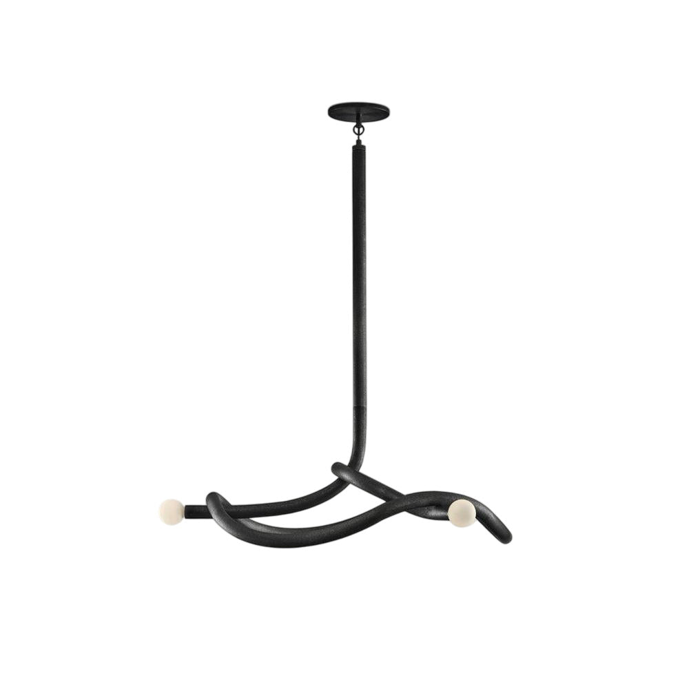 Vadore Modern Minimalist Metal Chandelier - Lamp Copper