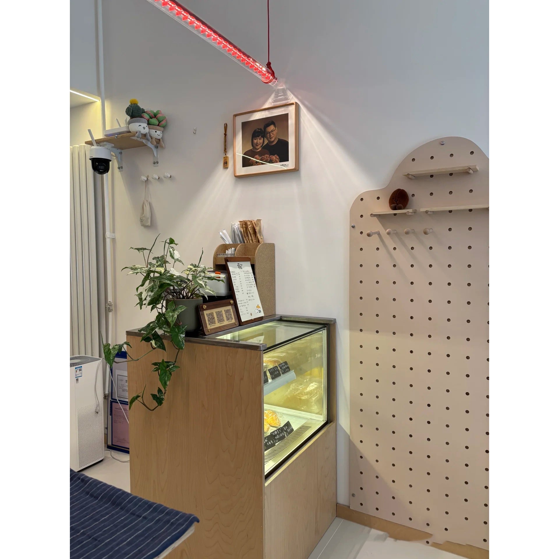 Cata Modern Minimalist Linear LED Metal Glass Pendant Lamp - Lamp Copper
