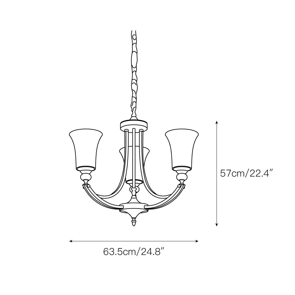 Ordoran Lustre Laiton Verre Industriel Vintage - Neutralighting