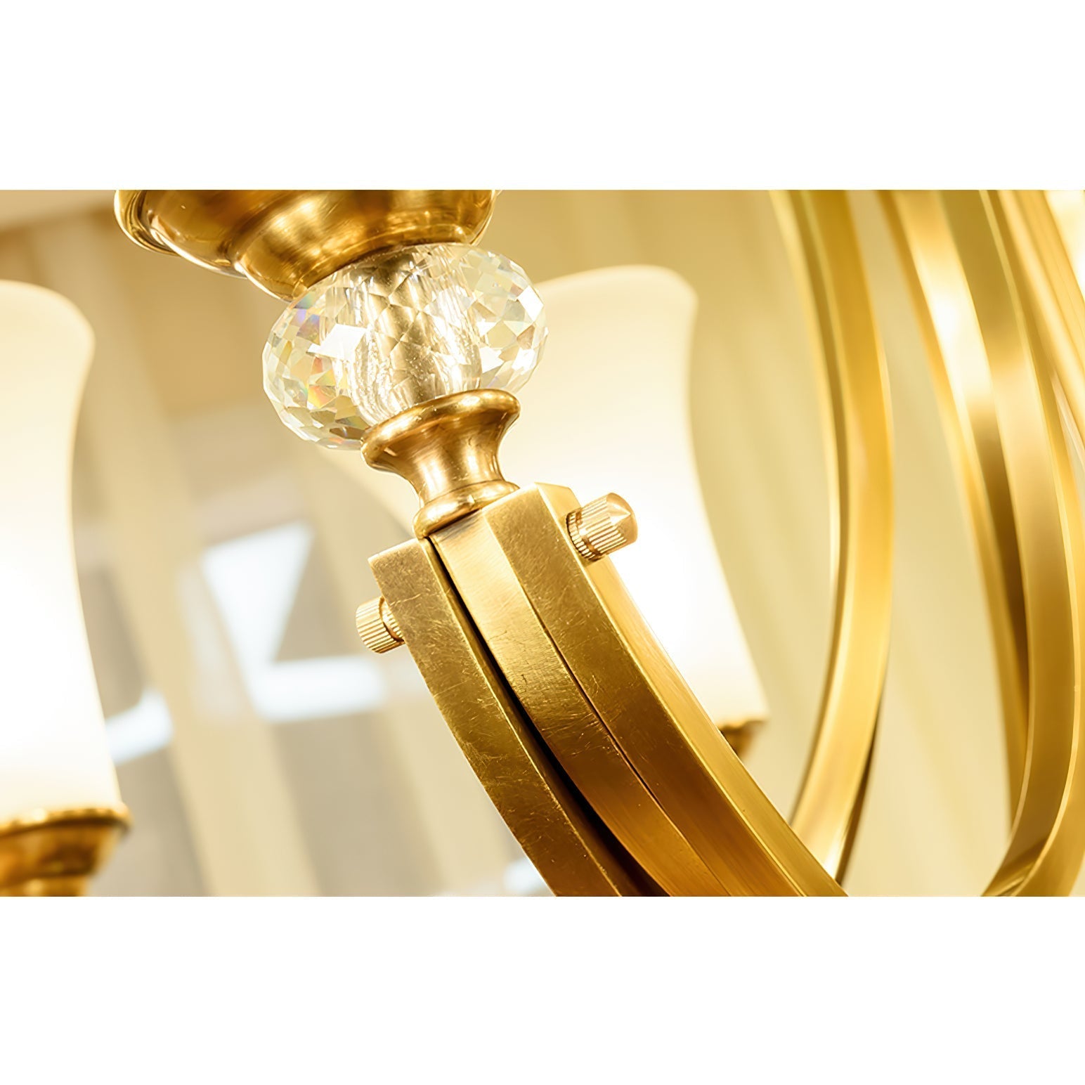 Ordoran Lustre Laiton Verre Industriel Vintage - Neutralighting