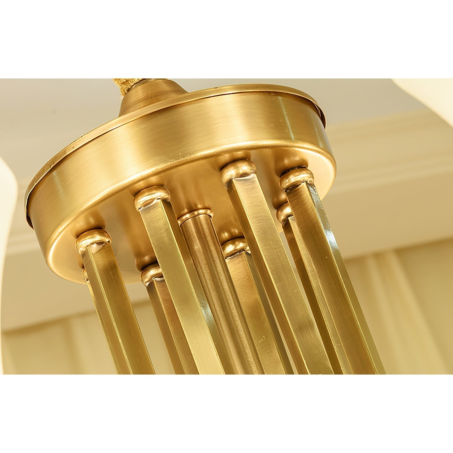 Ordoran Lustre Laiton Verre Industriel Vintage - Neutralighting
