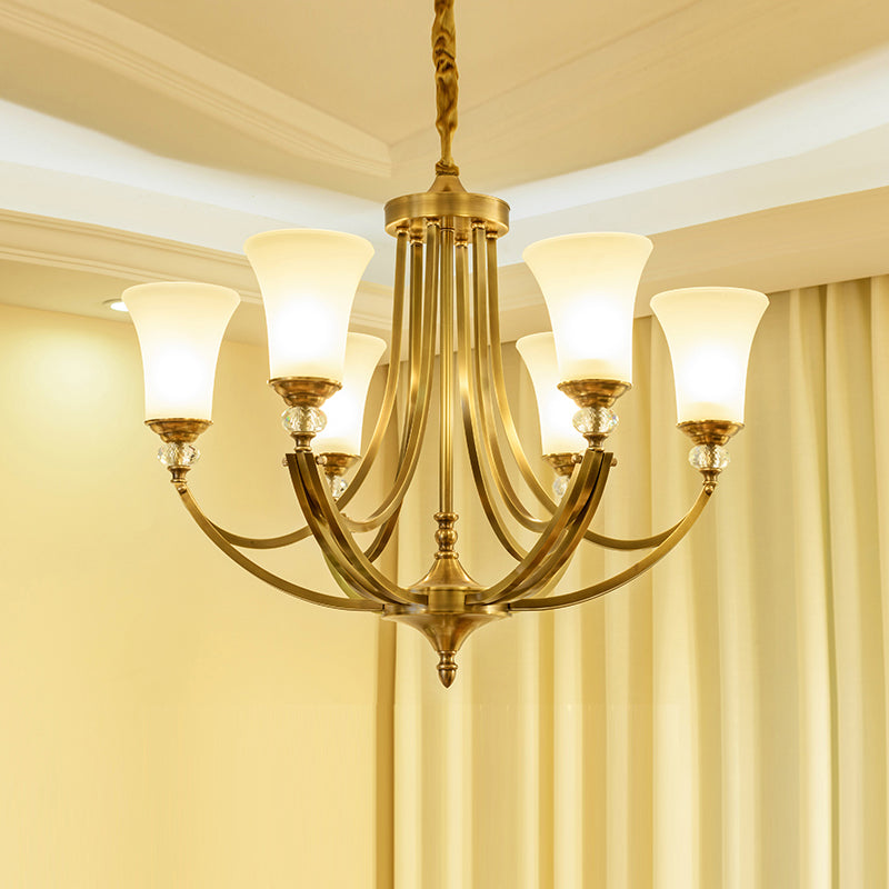 Ordoran Lustre Laiton Verre Industriel Vintage - Neutralighting