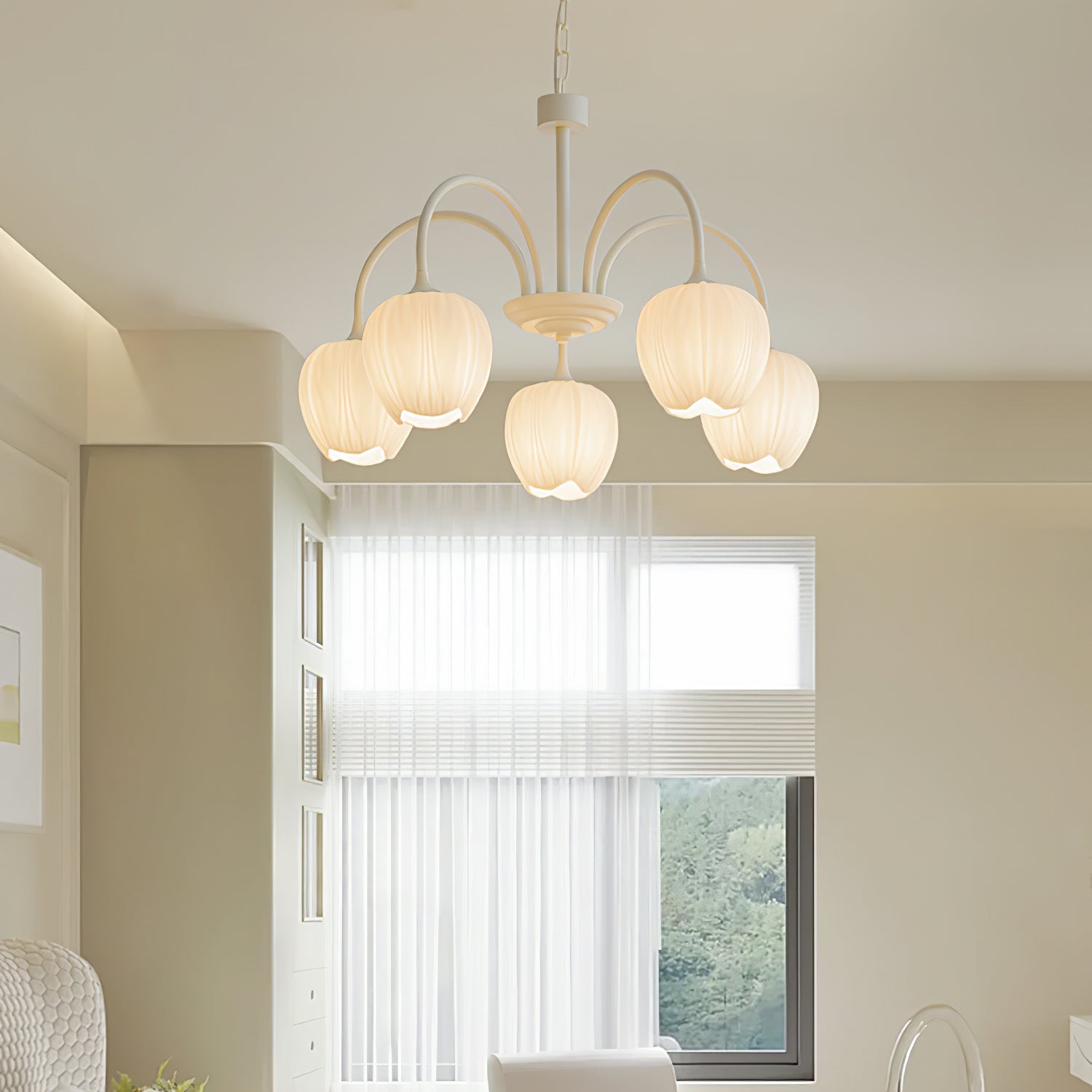 Viloror Lustre Métal Verre Créativité Individuelle Matcha - Neutralighting