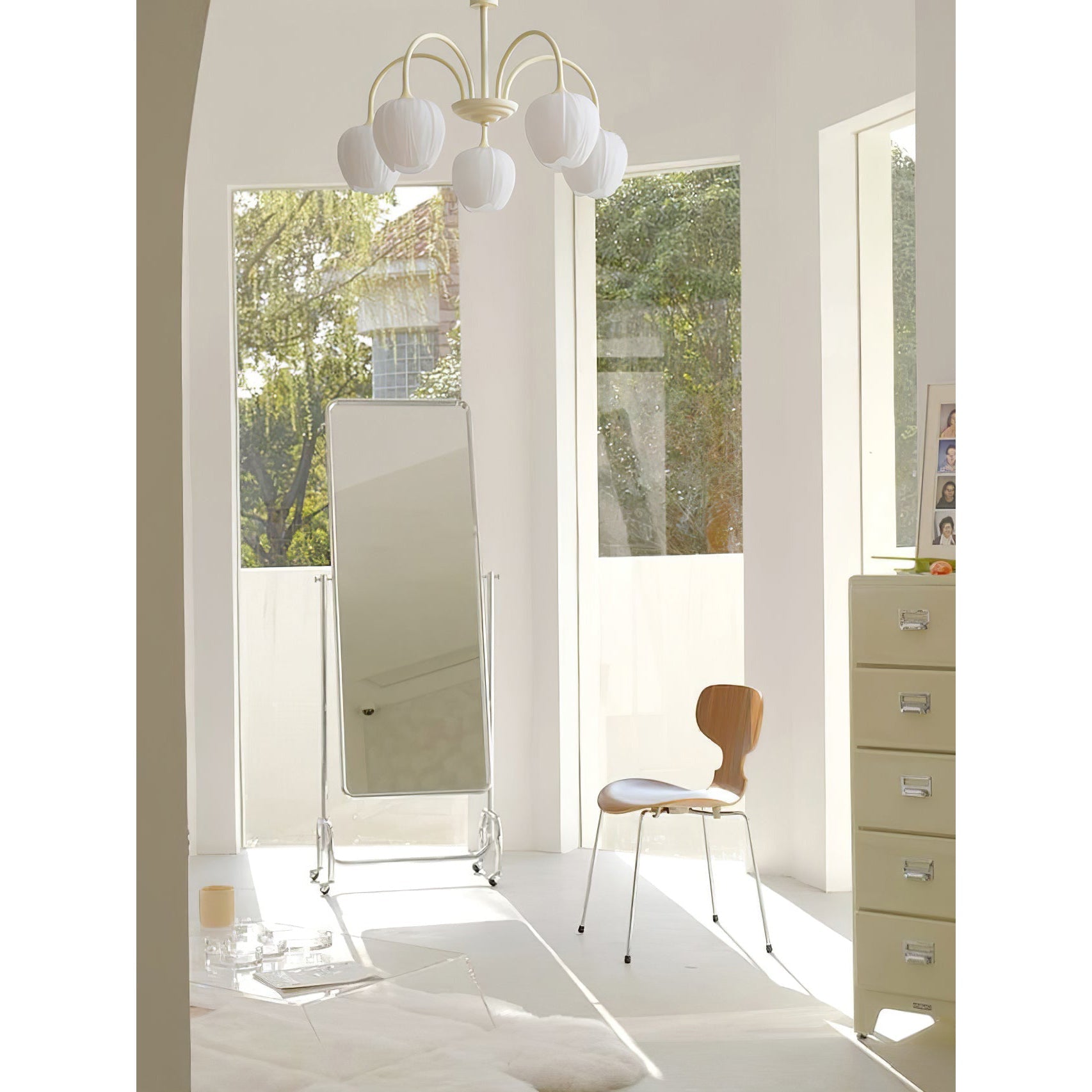 Viloror Lustre Métal Verre Créativité Individuelle Matcha - Neutralighting