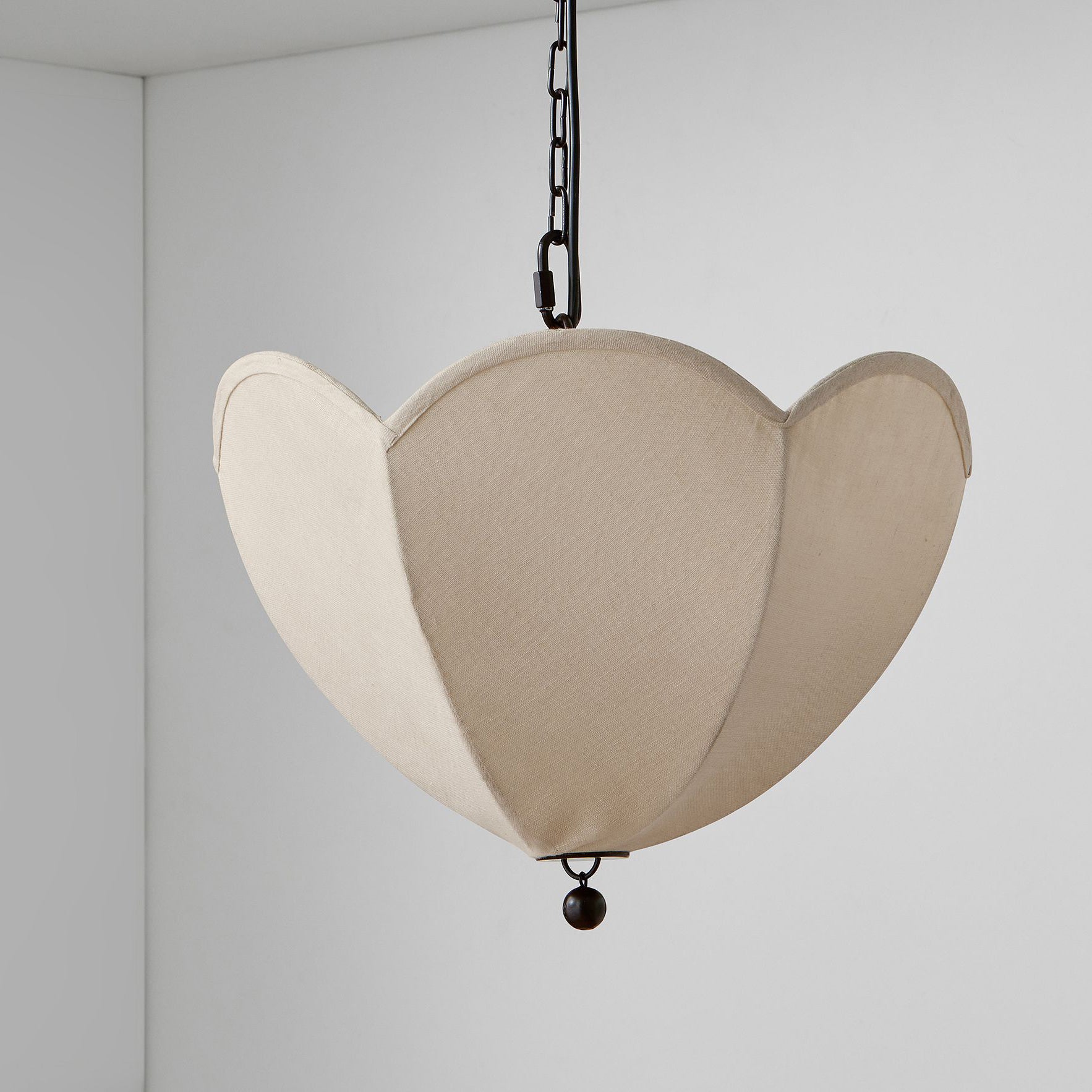 Cimararae Suspension Métal Tissu Scoop Vintage - Neutralighting