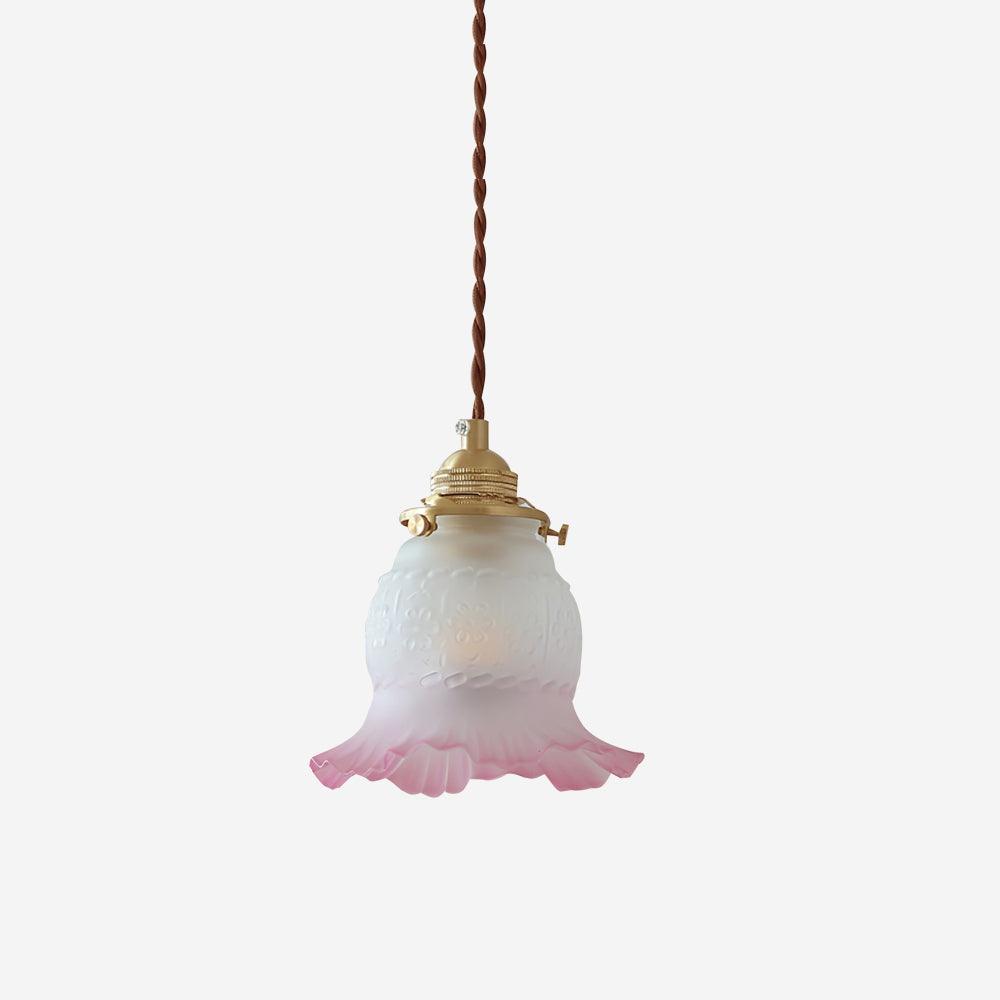 Tulips Lampe à Suspension en Verre Ambré Organique - Neutralighting
