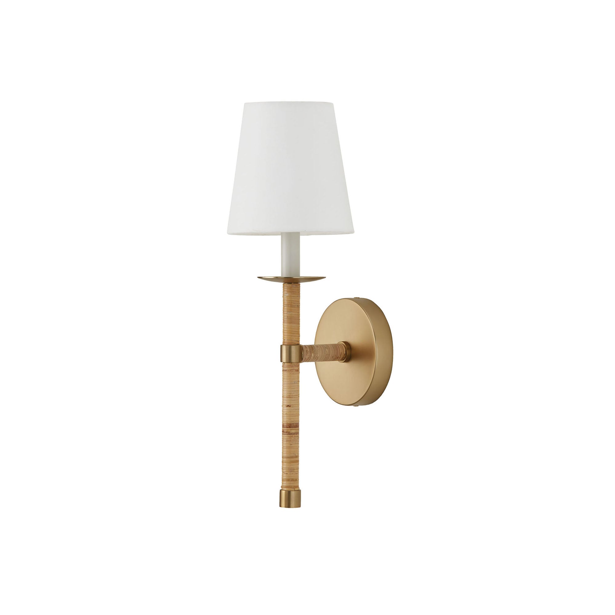 Conoror Applique Murale Laiton Tissu Élégance Vintage - Neutralighting