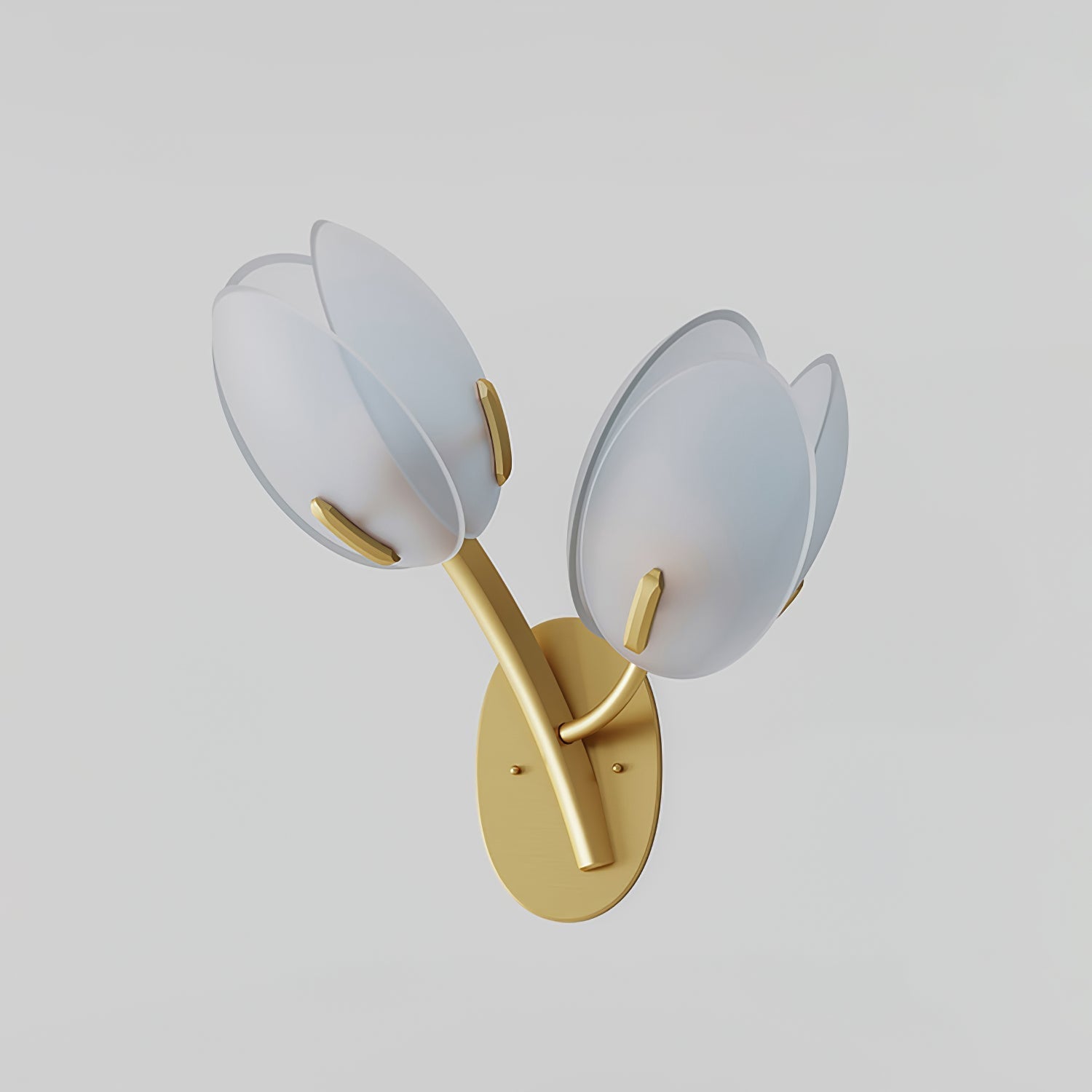 Orlantha Nordic Art Bloom Glass Wall Light - Letslighting