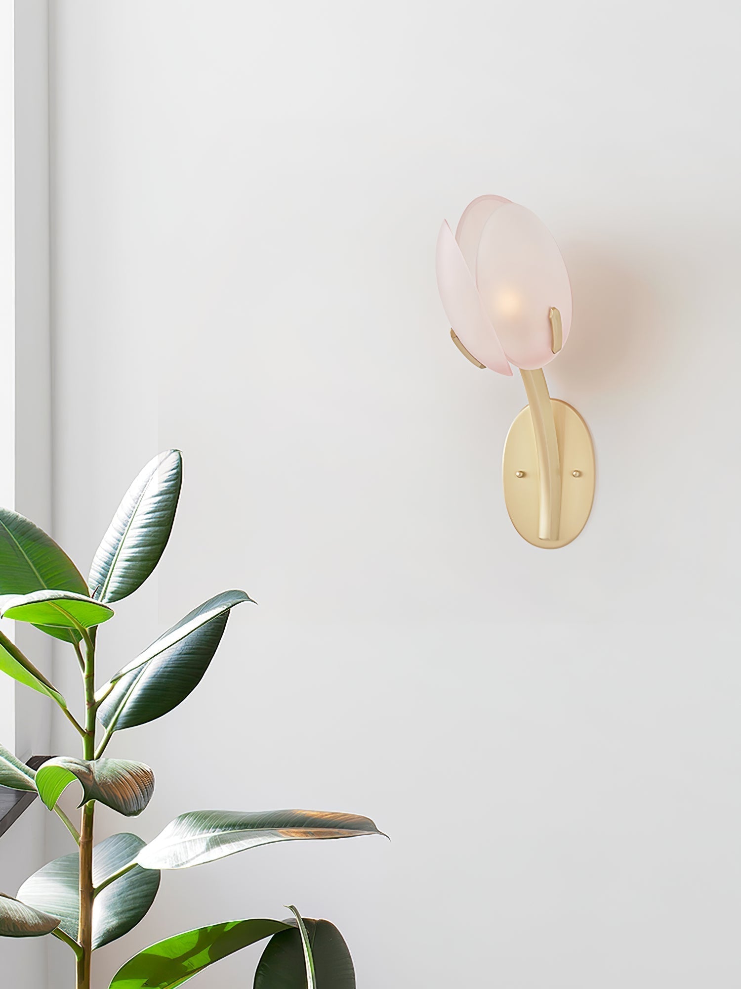 Orlantha Nordic Art Bloom Glass Wall Light - Letslighting