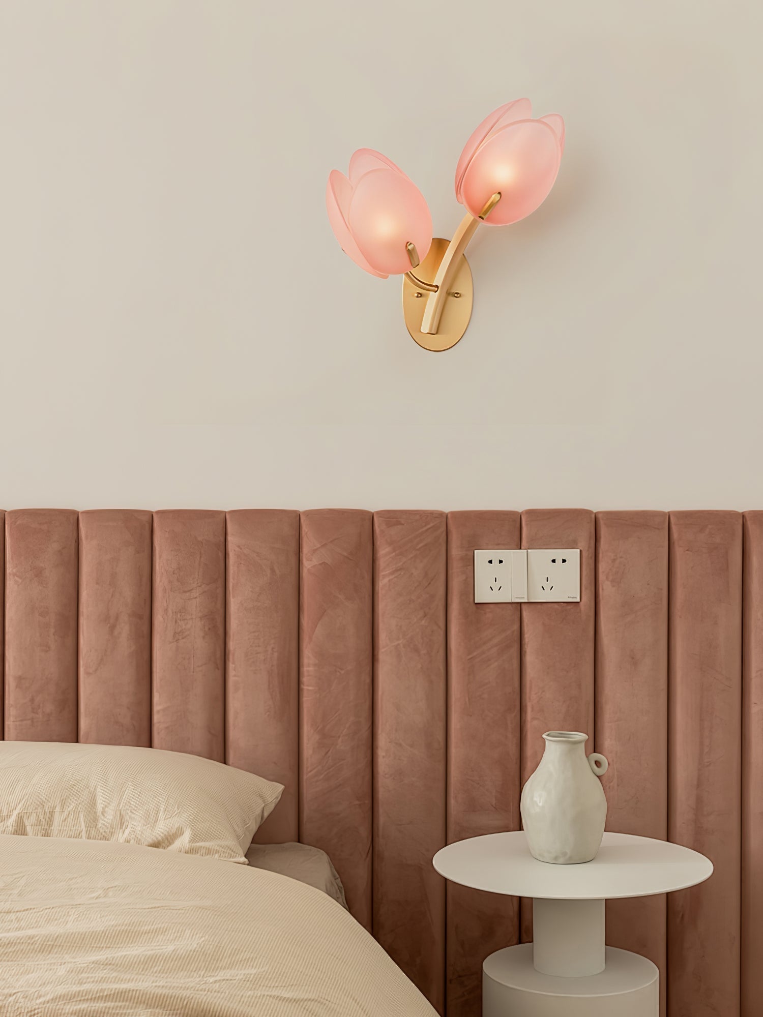 Orlantha Nordic Art Bloom Glass Wall Light - Letslighting