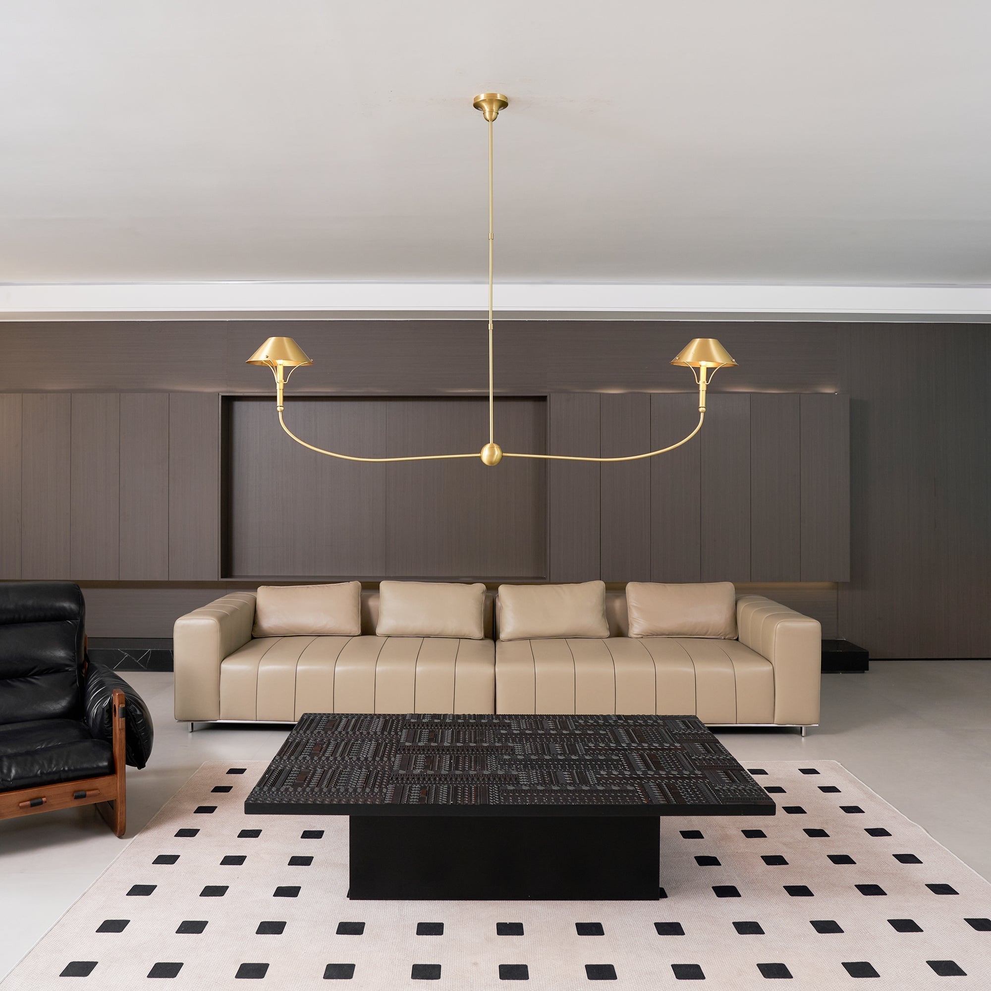 Turlington Lustre Laiton Métal Industriel Vintage - Neutralighting