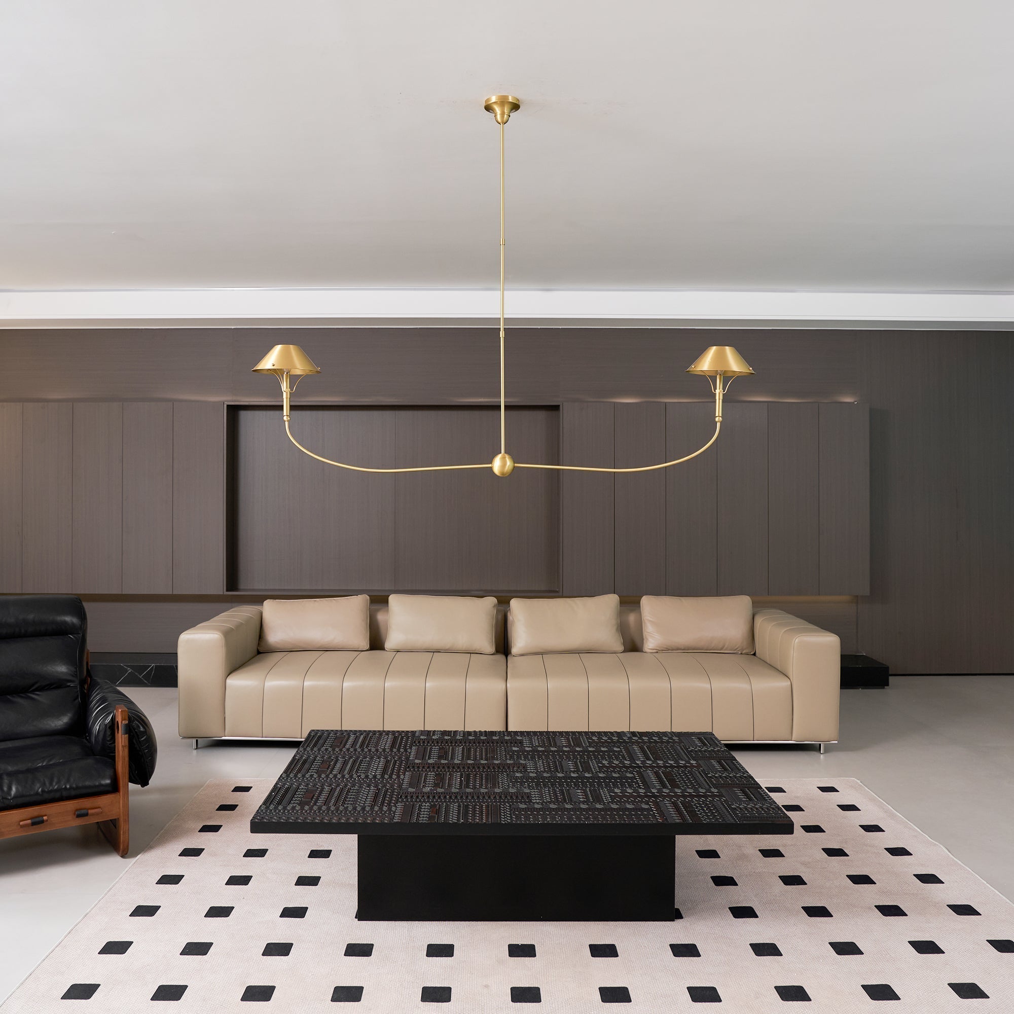 Turlington Lustre Laiton Métal Industriel Vintage - Neutralighting