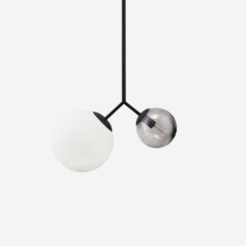 Twis Lampe Pendante Verre Dépoli Fumé Minimaliste - Neutralighting