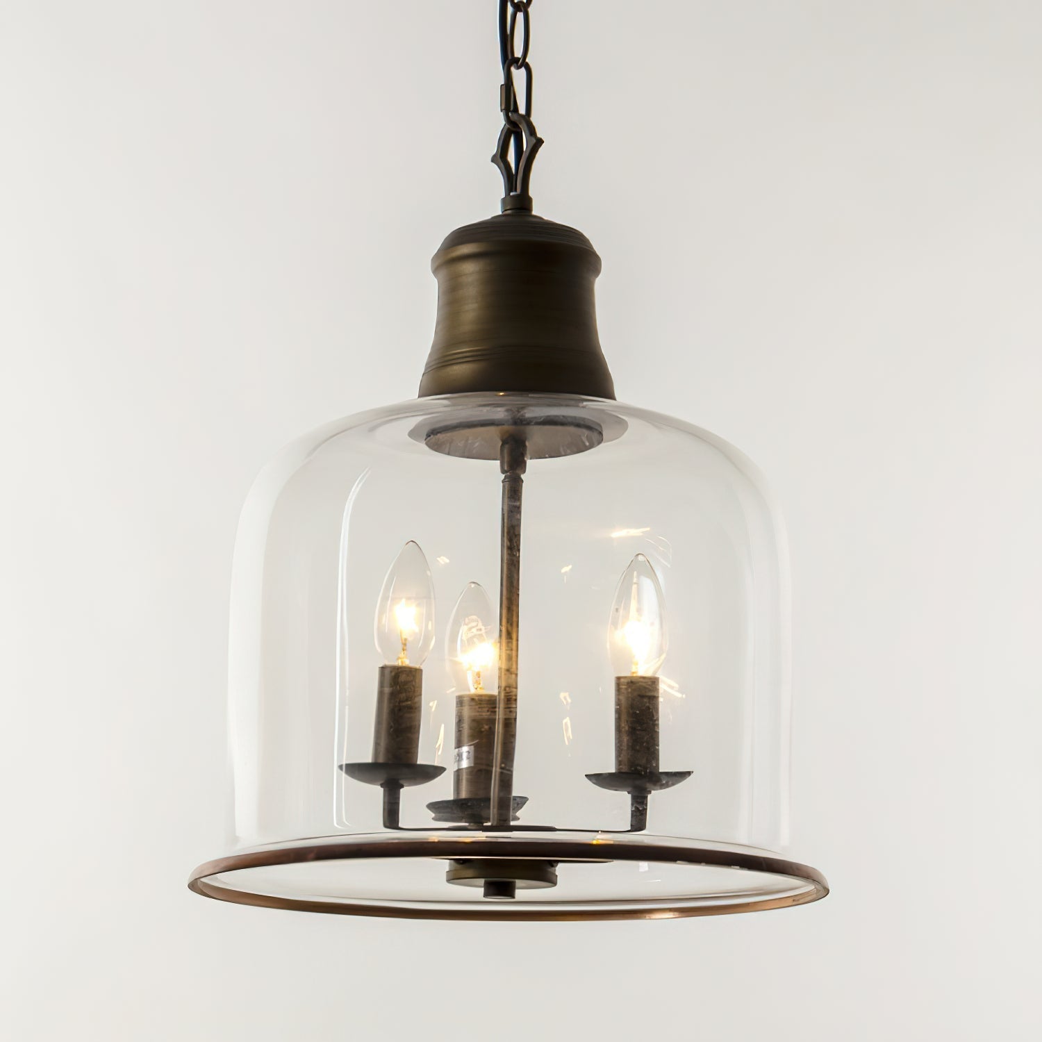 Sysolion Suspension Métal Verre Élégance Vintage - Neutralighting