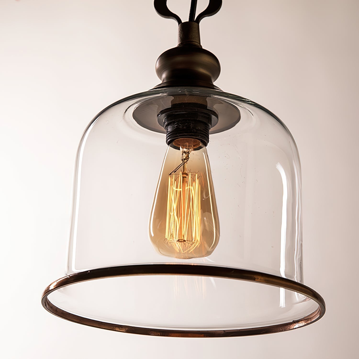Sysolion Suspension Métal Verre Élégance Vintage - Neutralighting