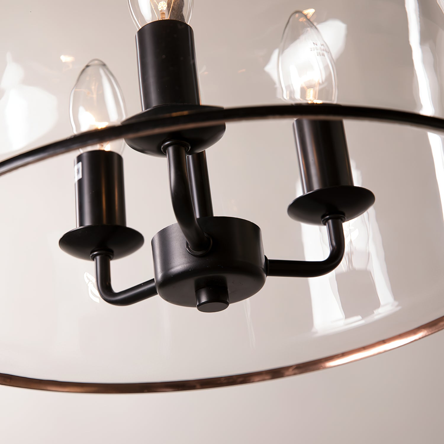 Sysolion Suspension Métal Verre Élégance Vintage - Neutralighting