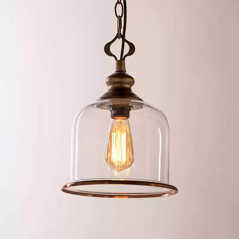 Sysolion Suspension Métal Verre Élégance Vintage - Neutralighting